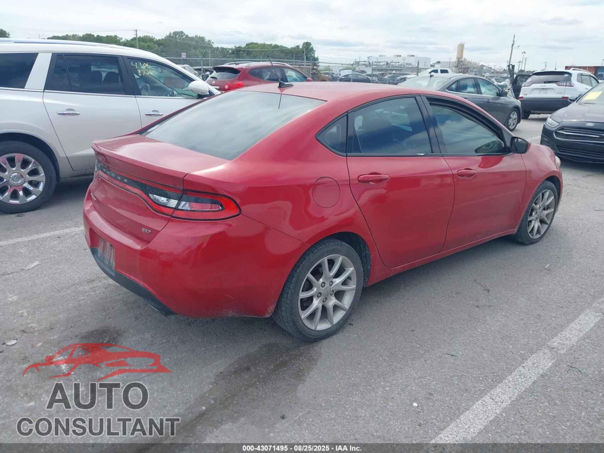 DODGE DART 2013 - 1C3CDFBA2DD314536