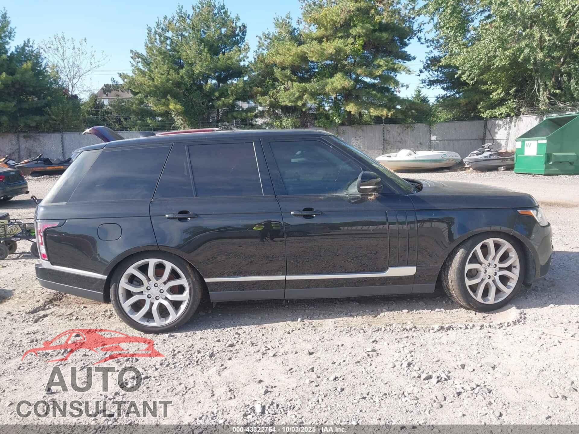 LAND ROVER RANGE ROVER 2017 - SALGS2FE2HA362711