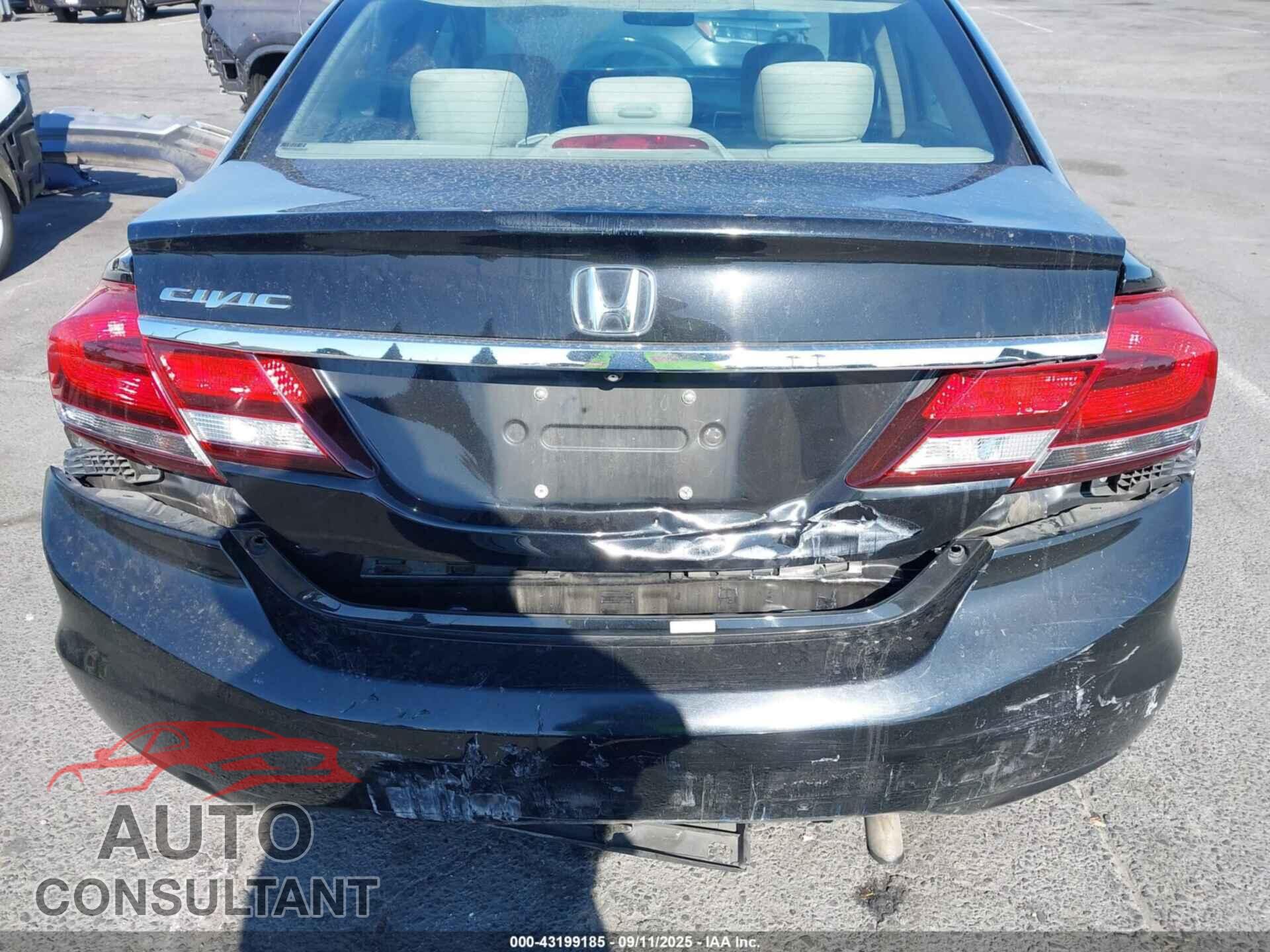 HONDA CIVIC 2013 - 19XFB2F57DE227833