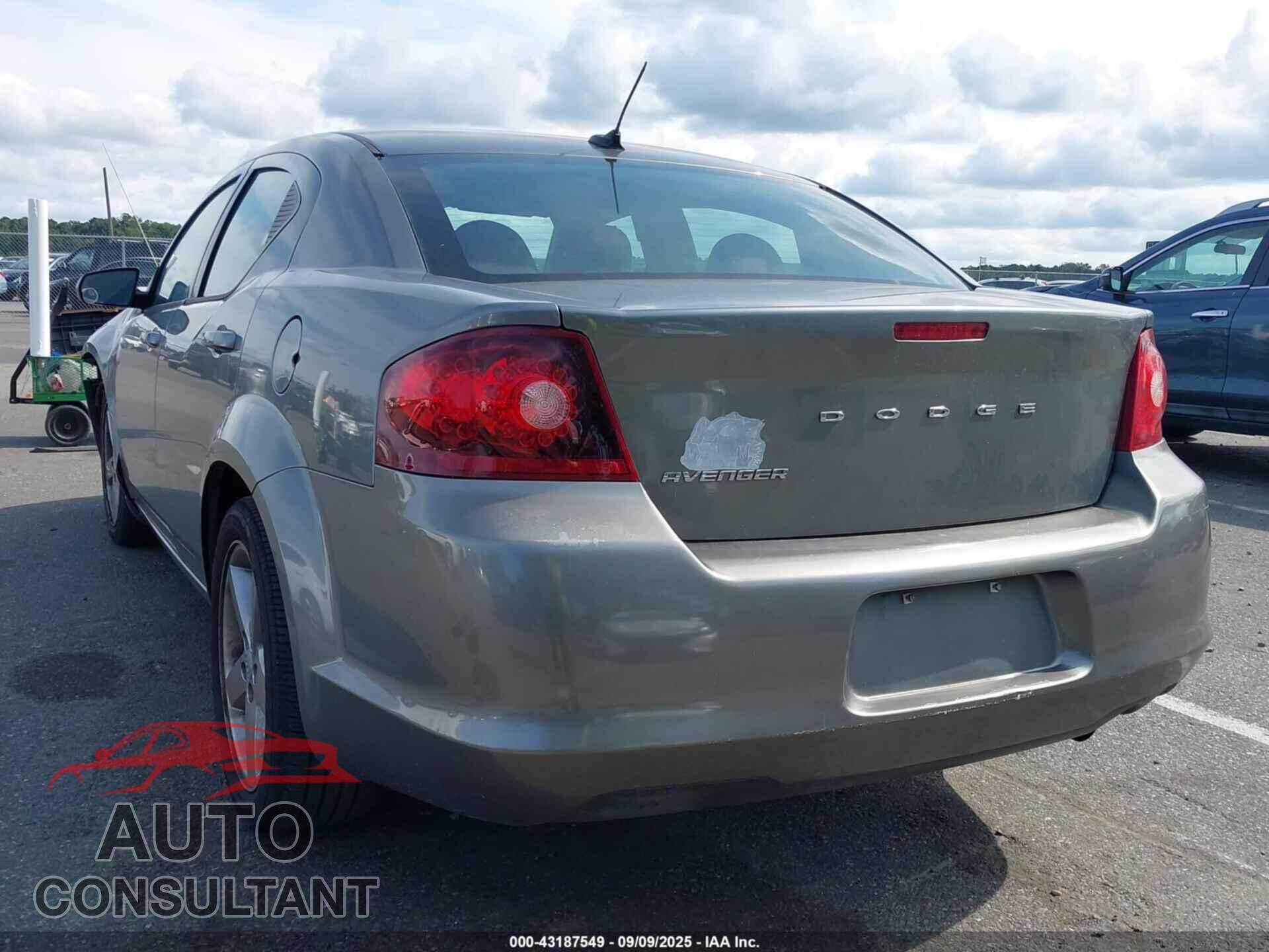 DODGE AVENGER 2013 - 1C3CDZAB0DN535896