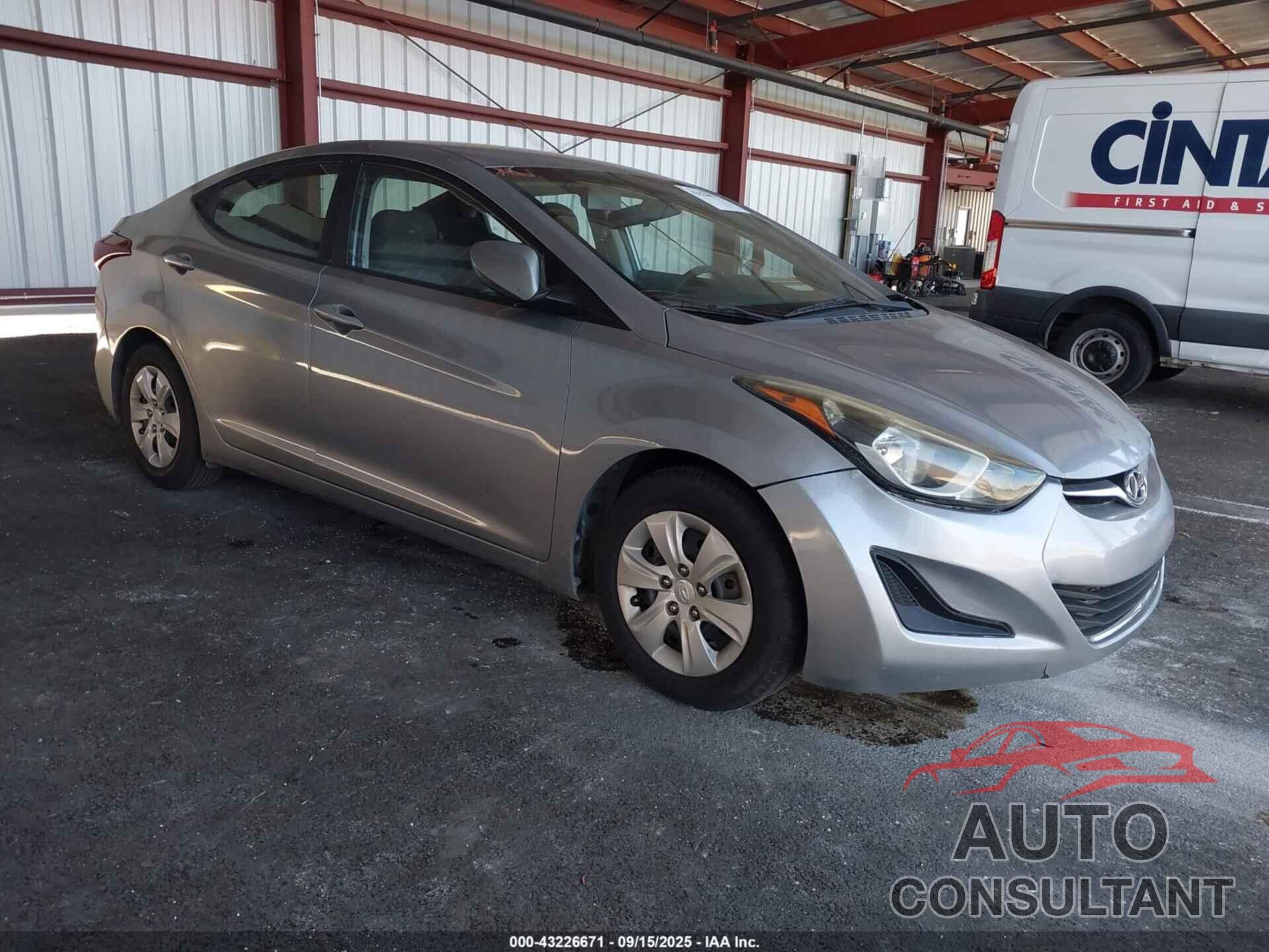 HYUNDAI ELANTRA 2016 - 5NPDH4AEXGH677369