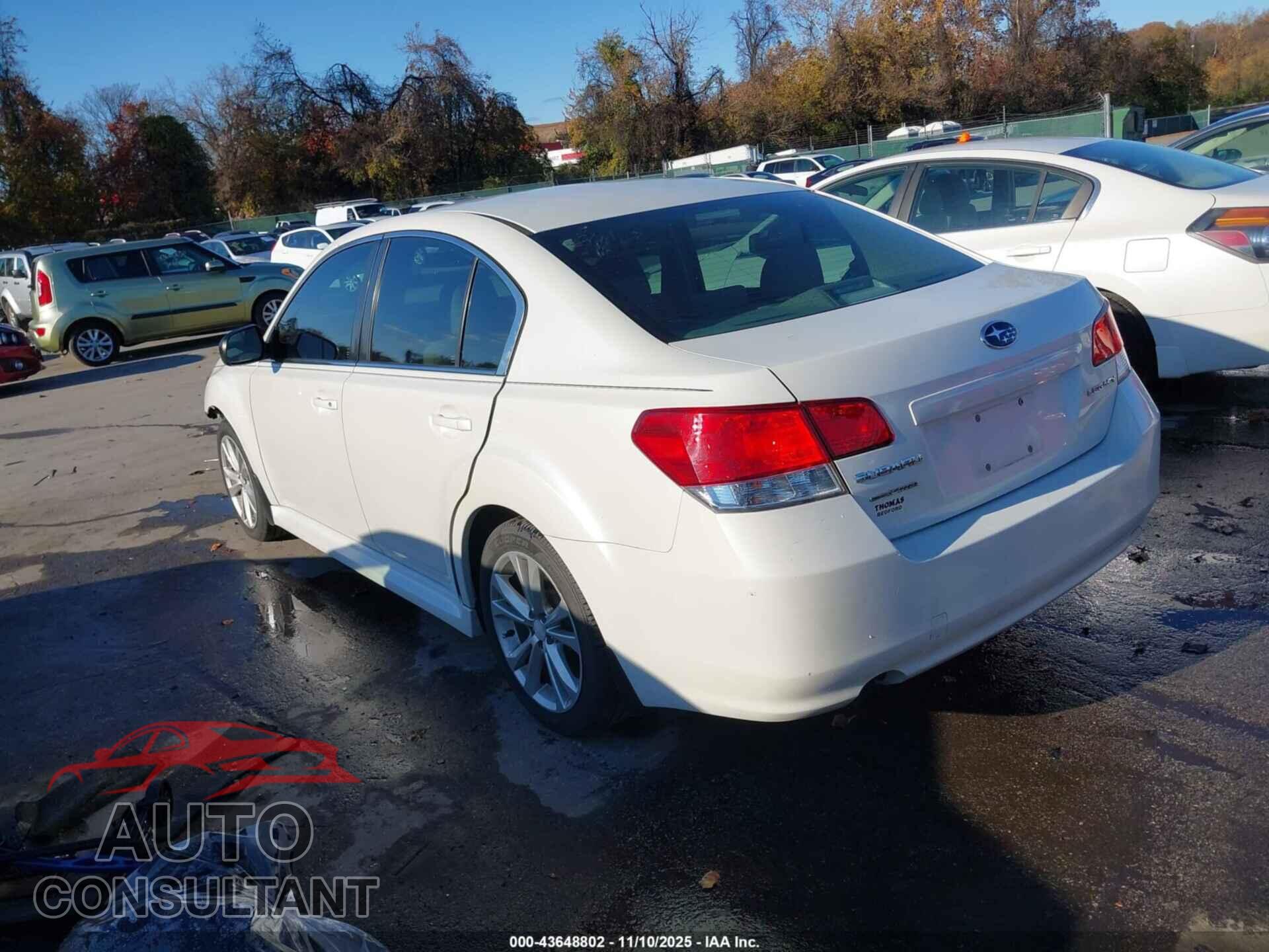 SUBARU LEGACY 2014 - 4S3BMCA63E3003370