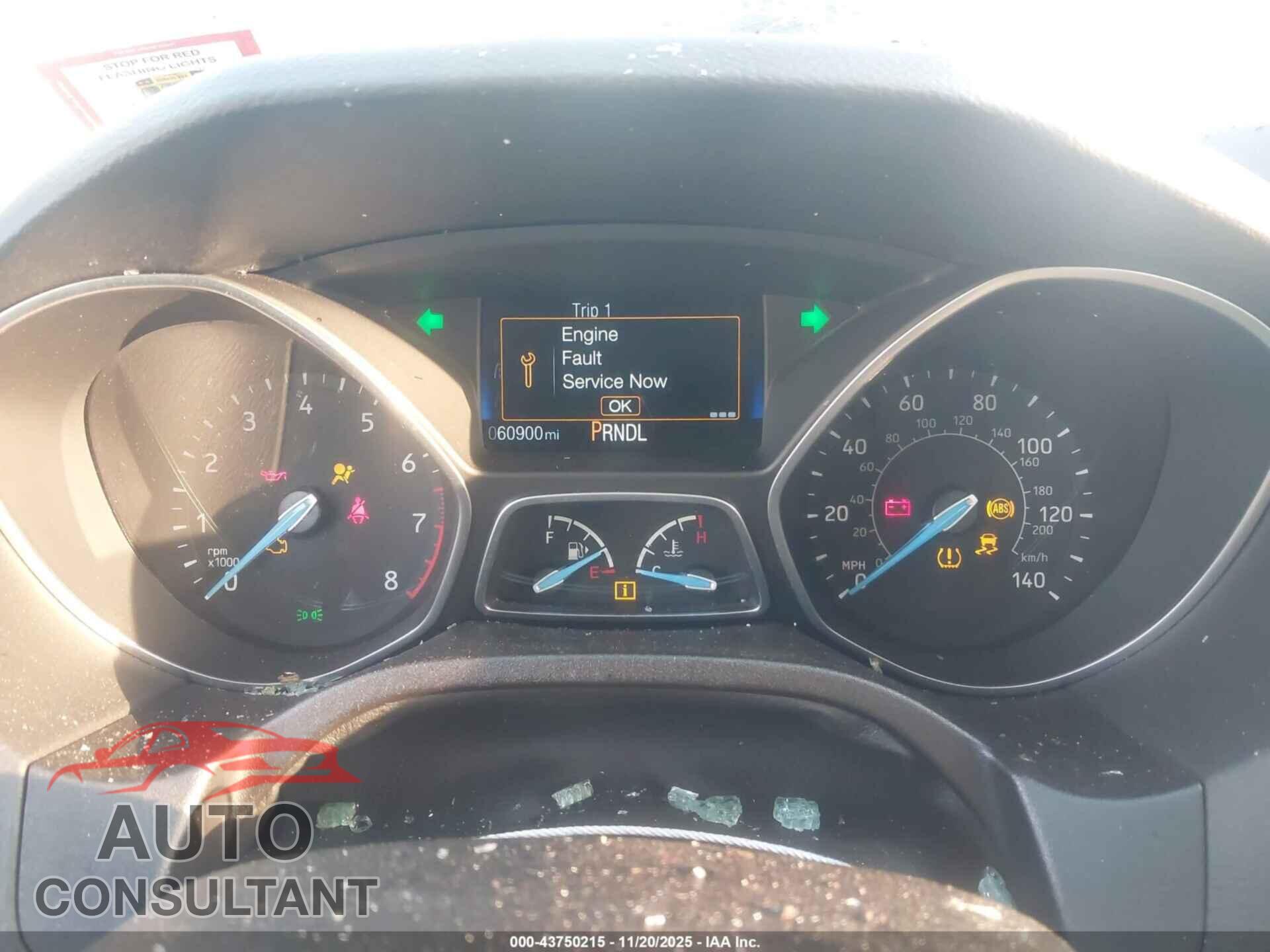 FORD FOCUS 2016 - 1FADP3E20GL349960