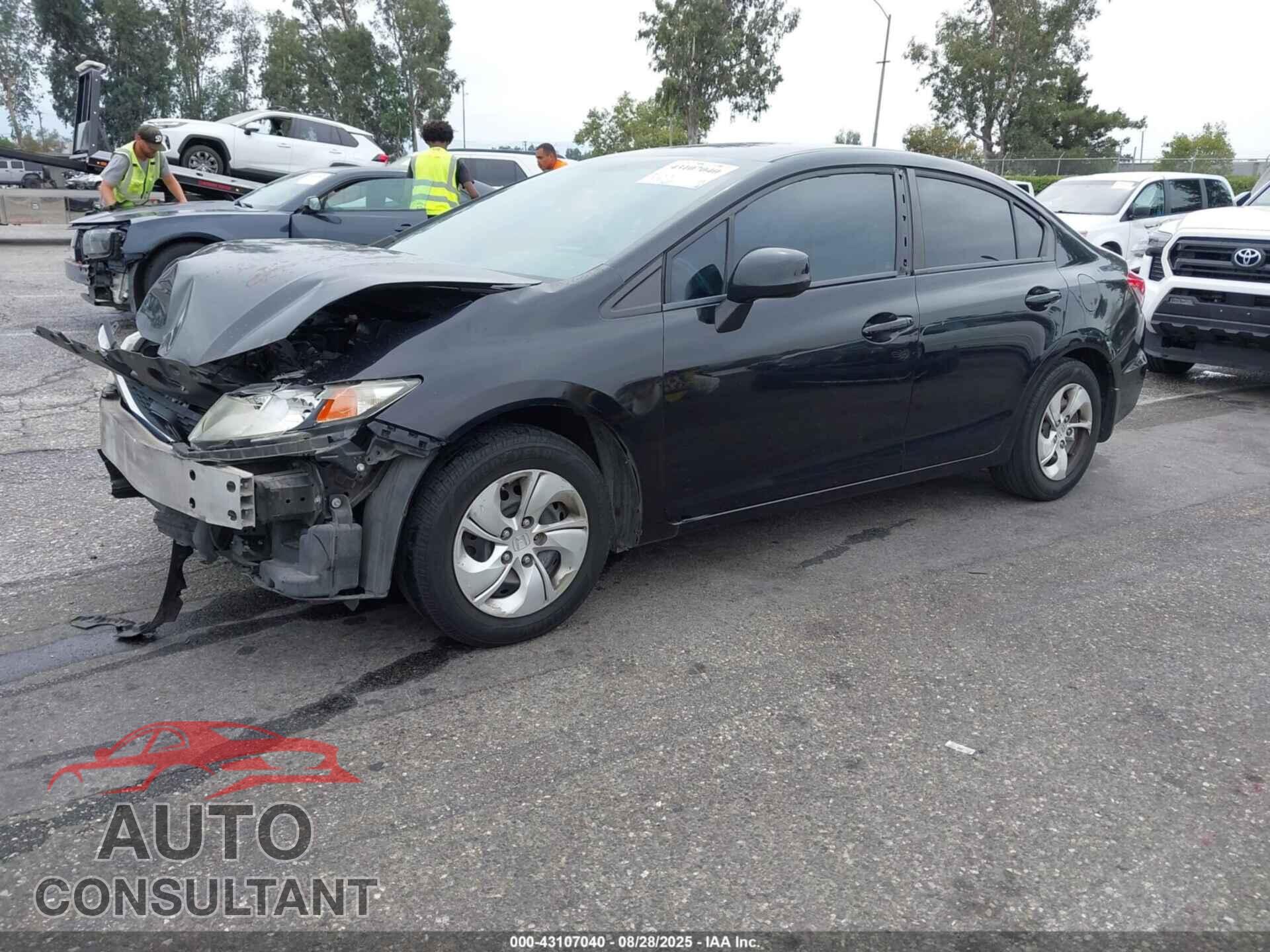 HONDA CIVIC 2013 - 19XFB2F56DE039496