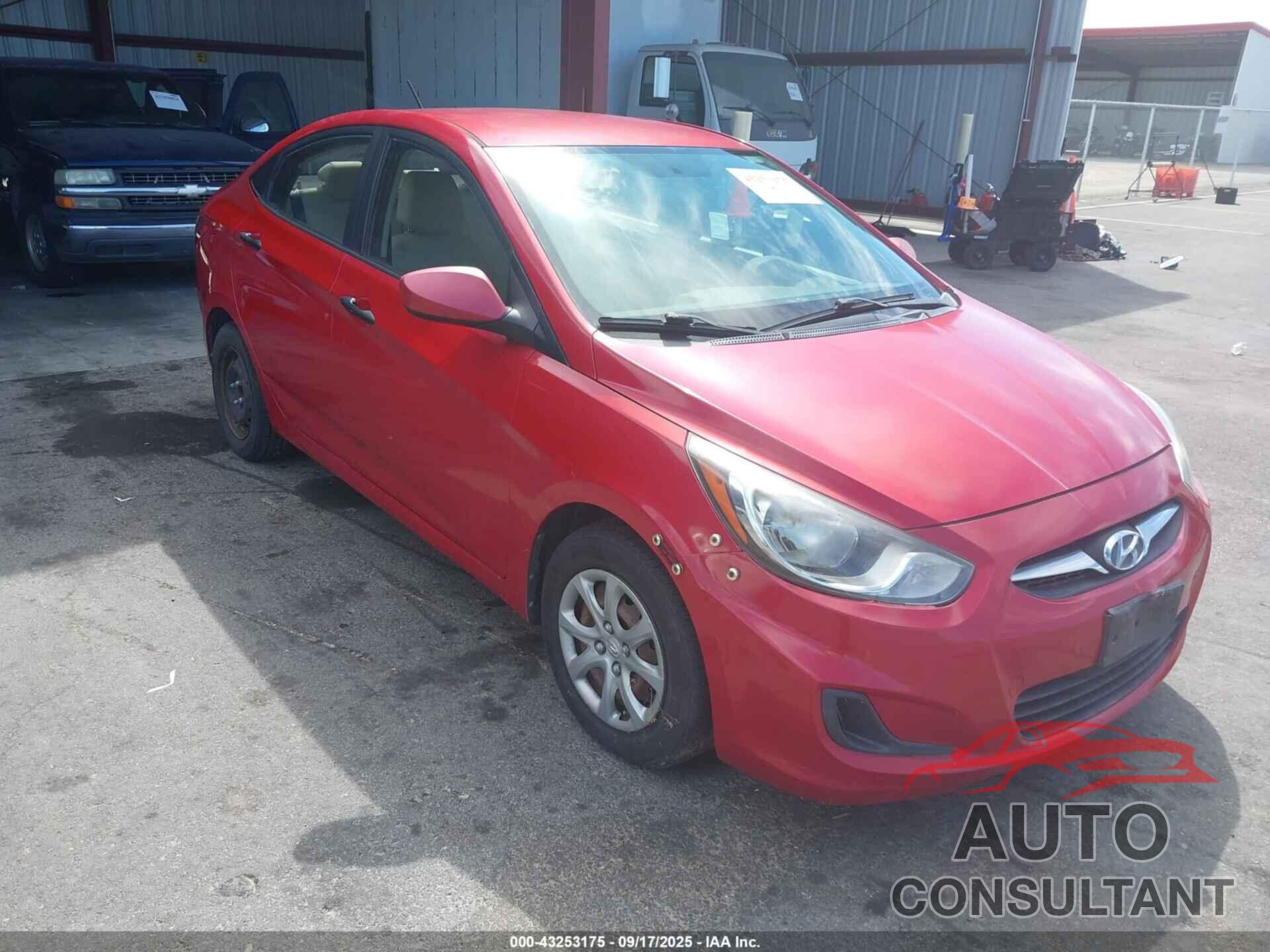 HYUNDAI ACCENT 2012 - KMHCT4AE0CU043512