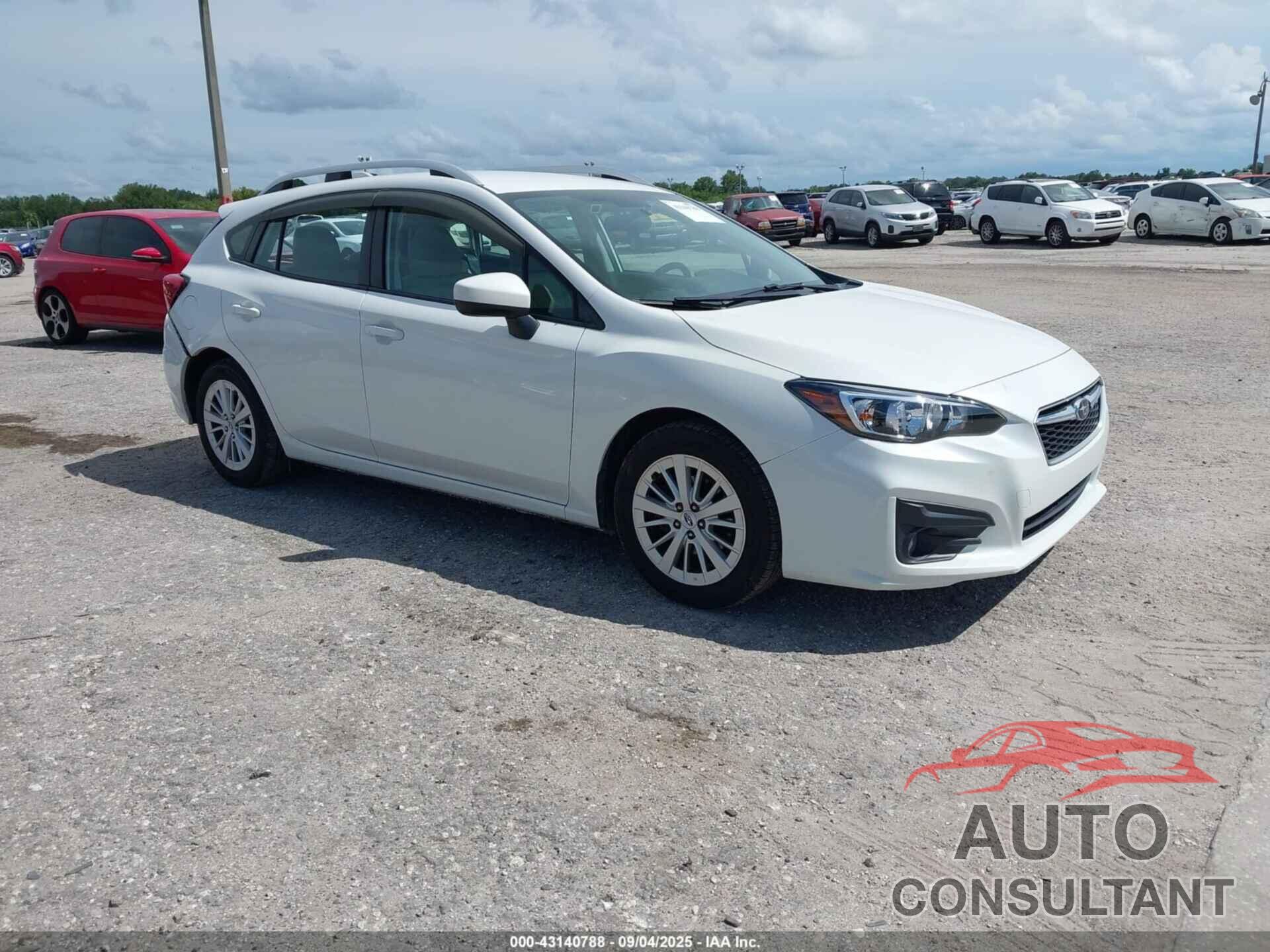 SUBARU IMPREZA 2018 - 4S3GTAD61J3728954