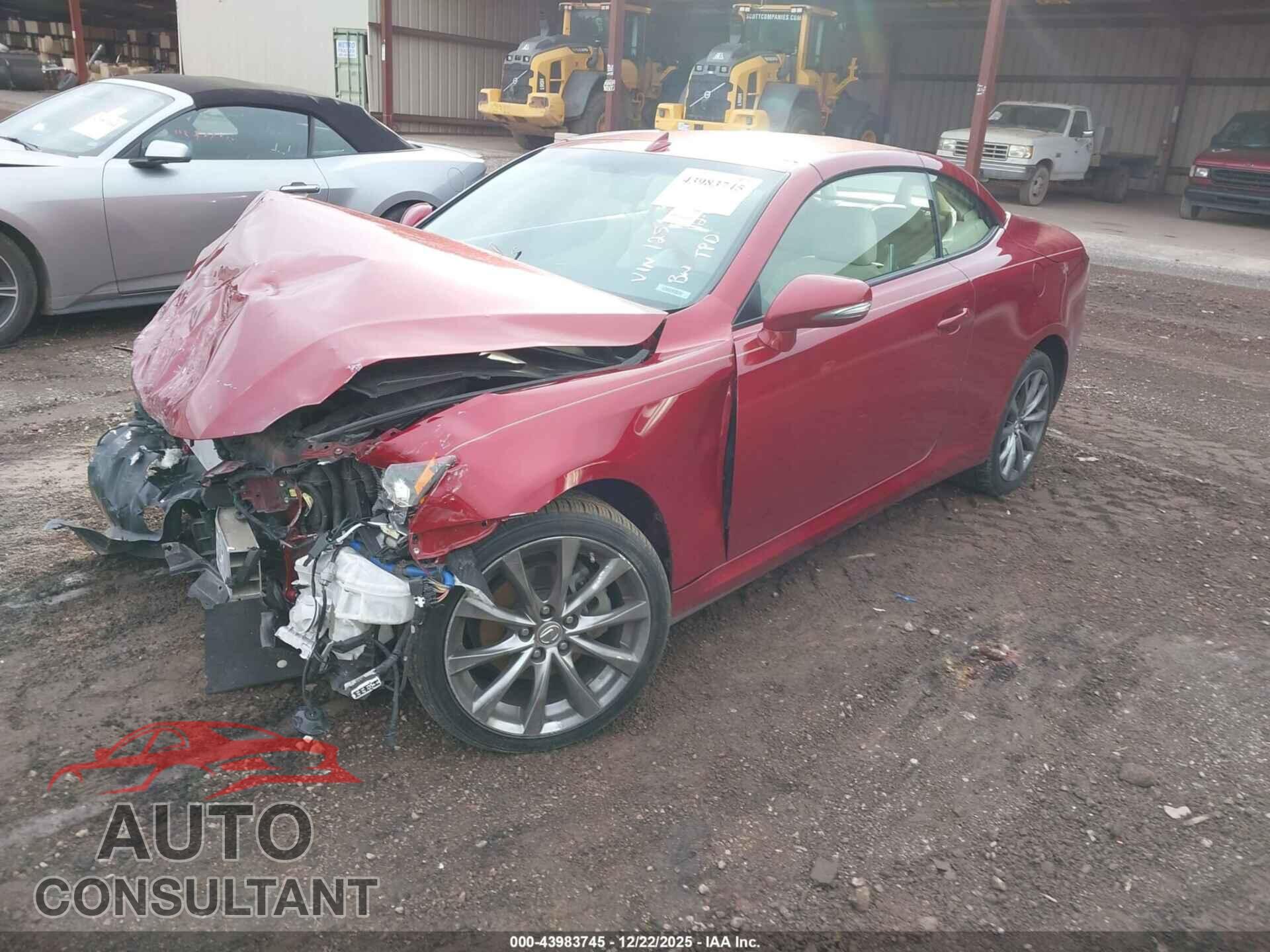 LEXUS IS 250C 2014 - JTHFF2C21E2531252