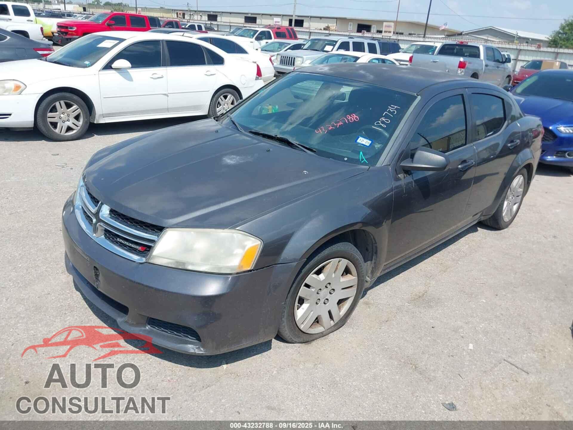 DODGE AVENGER 2014 - 1C3CDZAB0EN188734