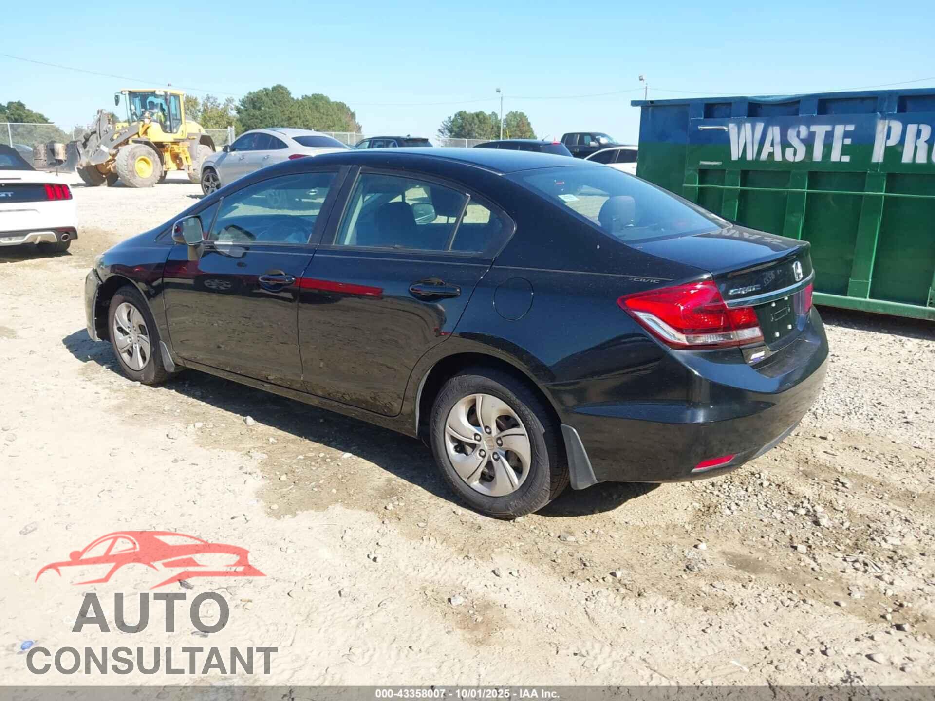 HONDA CIVIC 2013 - 19XFB2F55DE004626