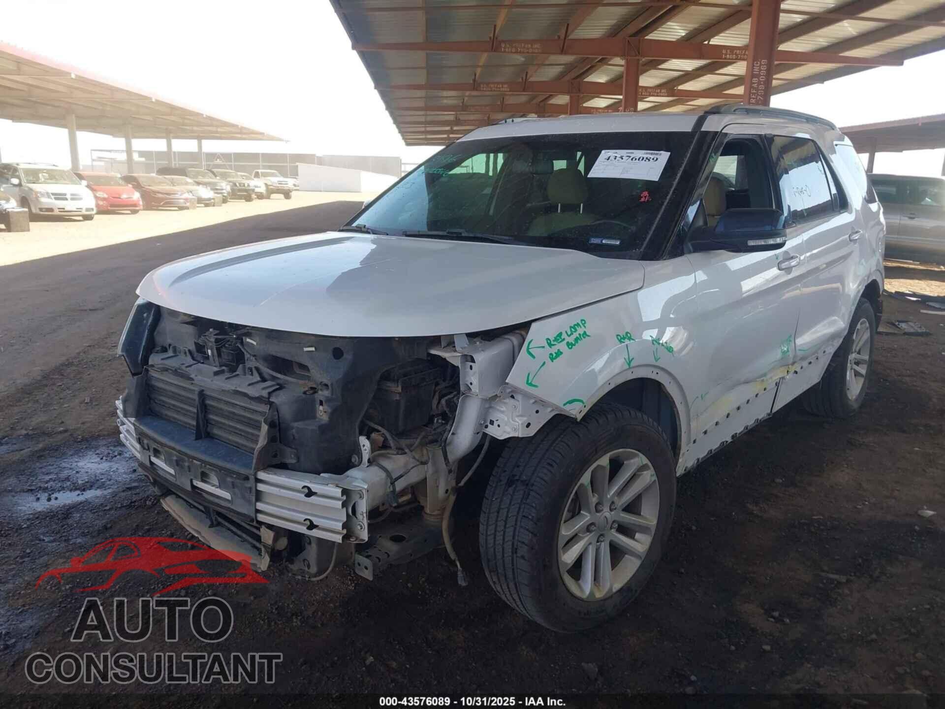 FORD EXPLORER 2016 - 1FM5K7D89GGC47491