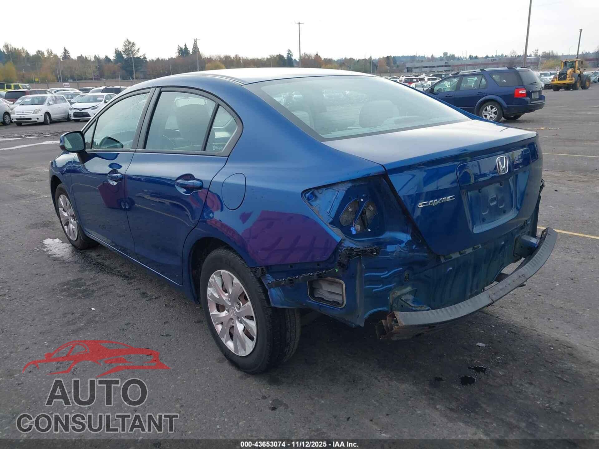 HONDA CIVIC 2012 - 19XFB2F58CE062972