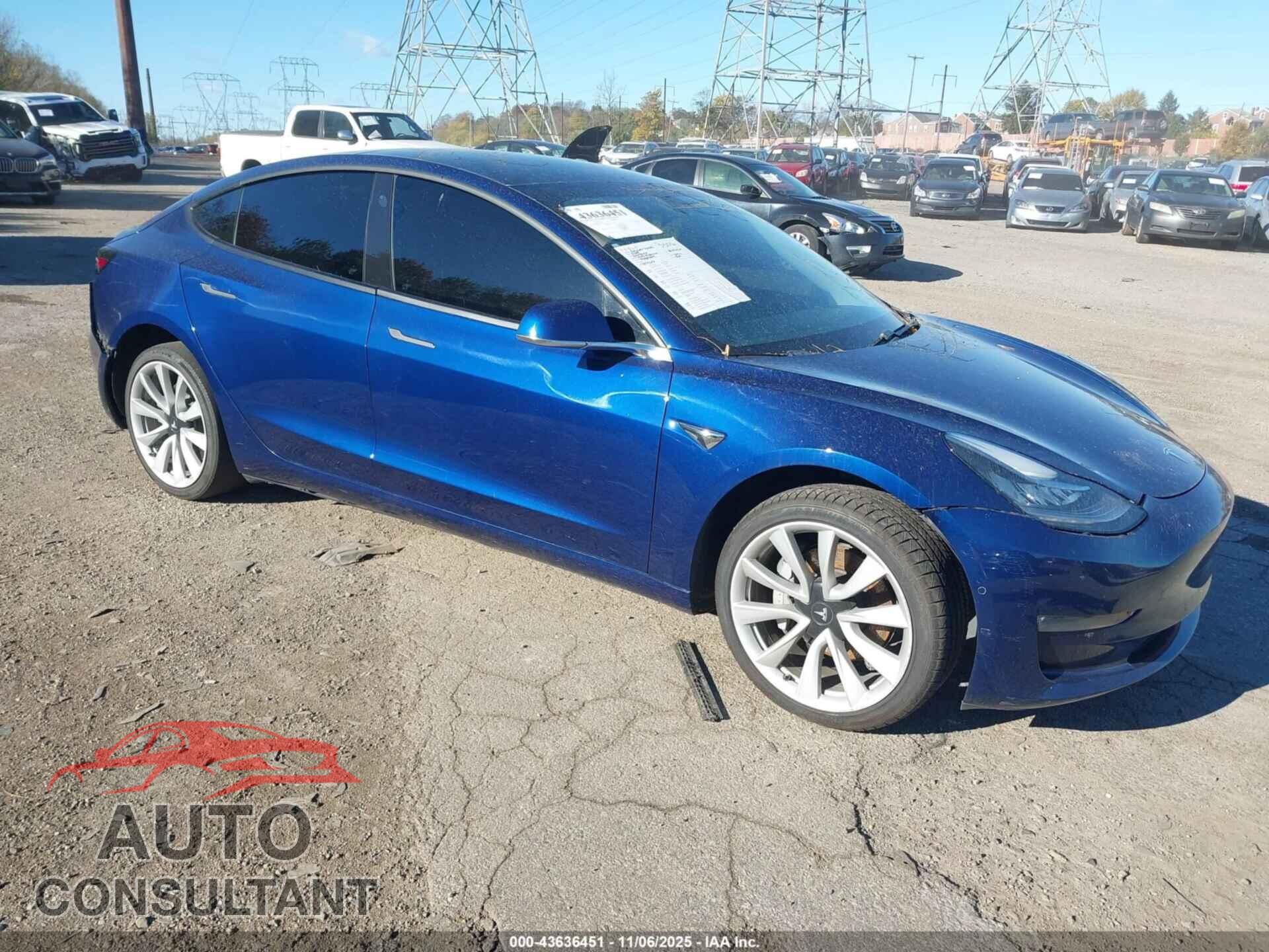 TESLA MODEL 3 2019 - 5YJ3E1EA7KF417366
