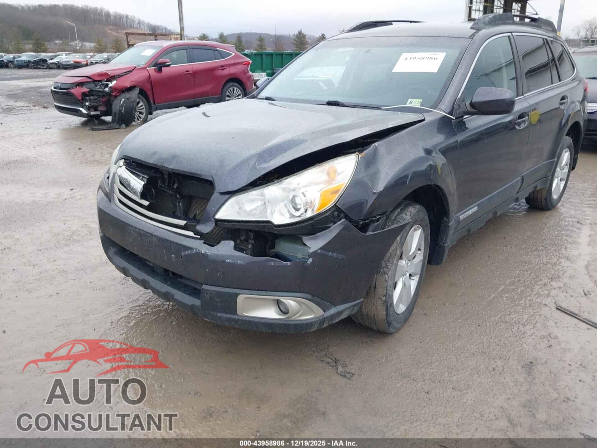 SUBARU OUTBACK 2012 - 4S4BRBCC1C3249521