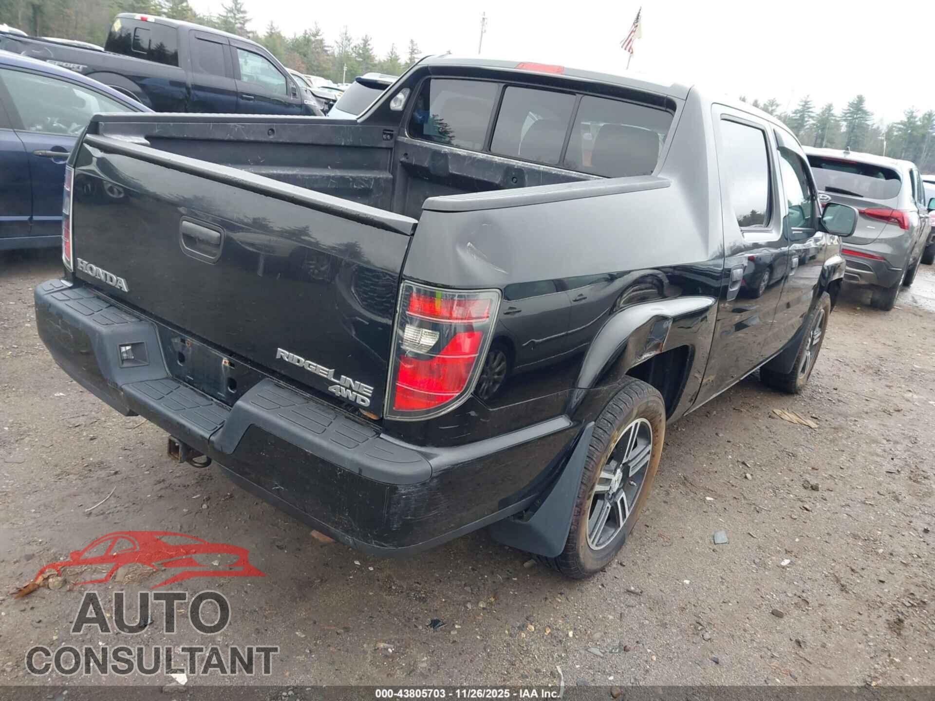 HONDA RIDGELINE 2012 - 5FPYK1F74CB455583