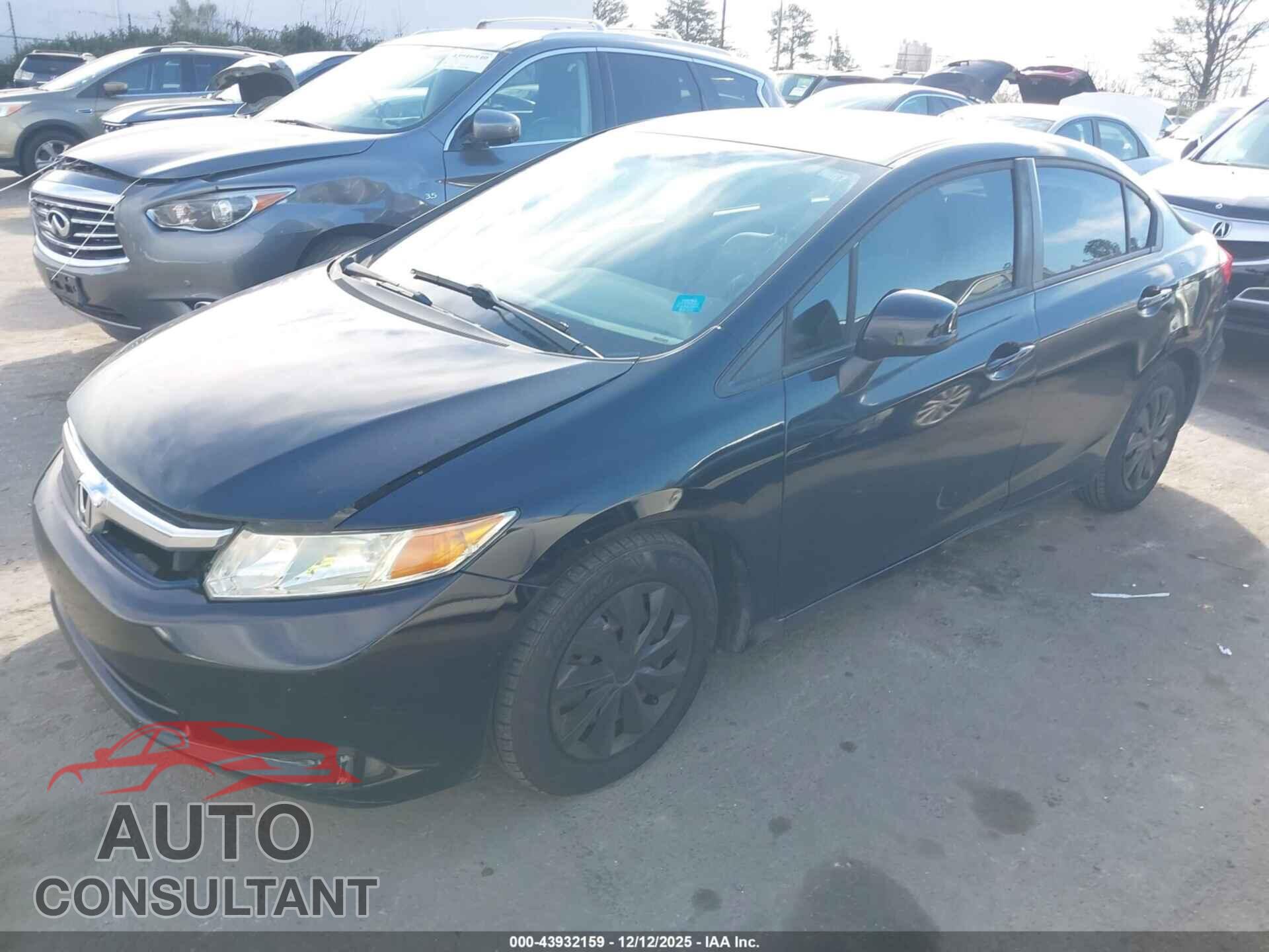 HONDA CIVIC 2012 - 2HGFB2F56CH561114