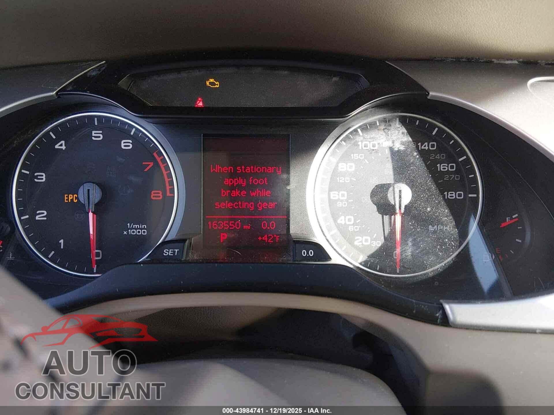 AUDI A4 2012 - WAUFFBFL5CA118837