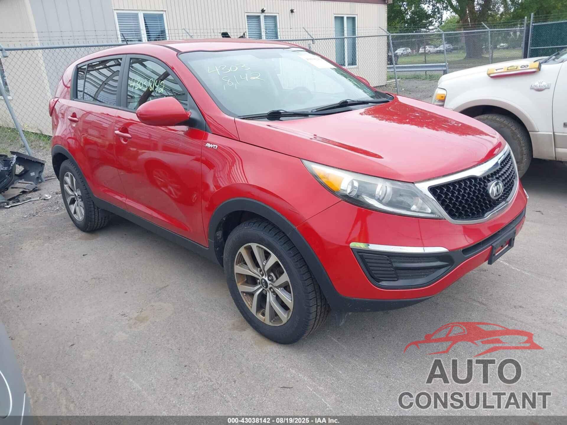 KIA SPORTAGE 2015 - KNDPBCAC9F7676563
