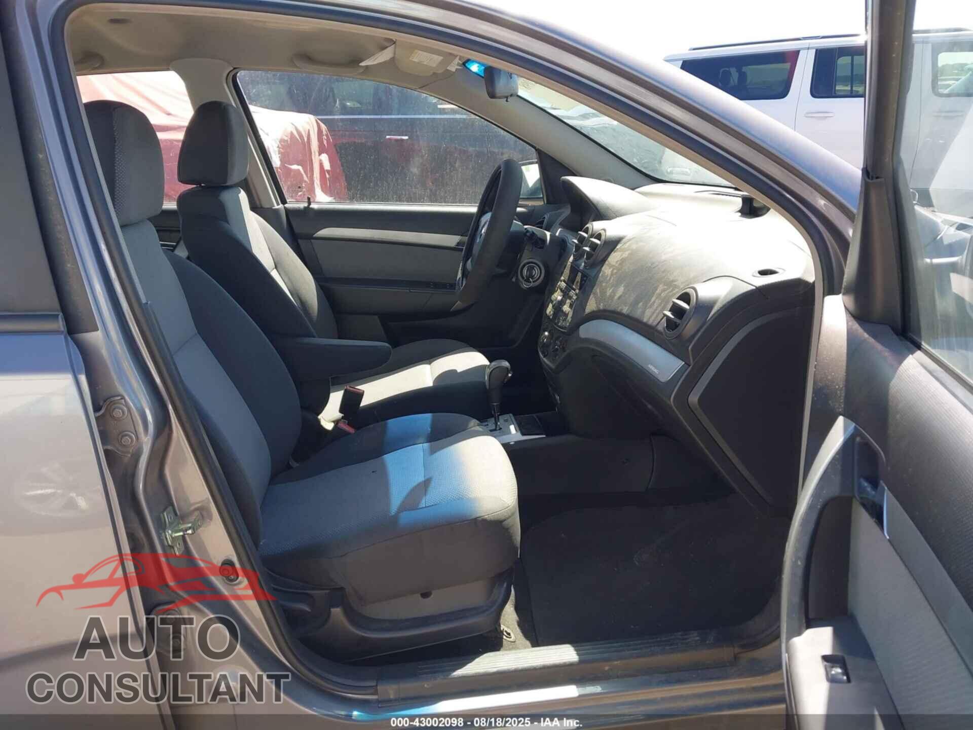 CHEVROLET AVEO 2011 - KL1TD6DE7BB209602