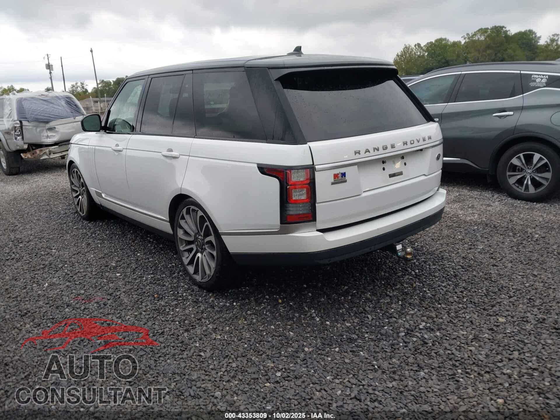 LAND ROVER RANGE ROVER 2016 - SALGS2EFXGA276636