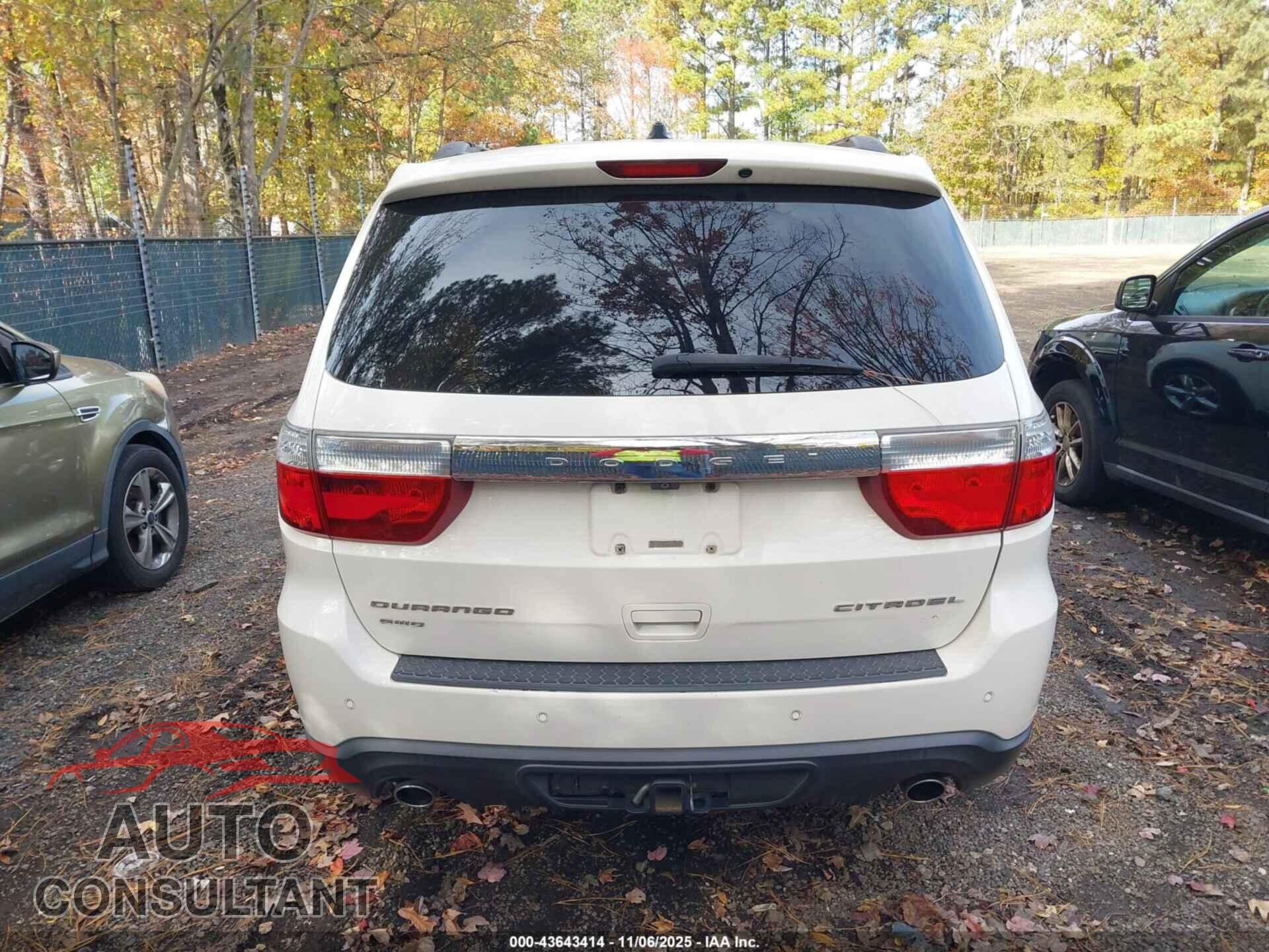 DODGE DURANGO 2012 - 1C4SDJET2CC112601