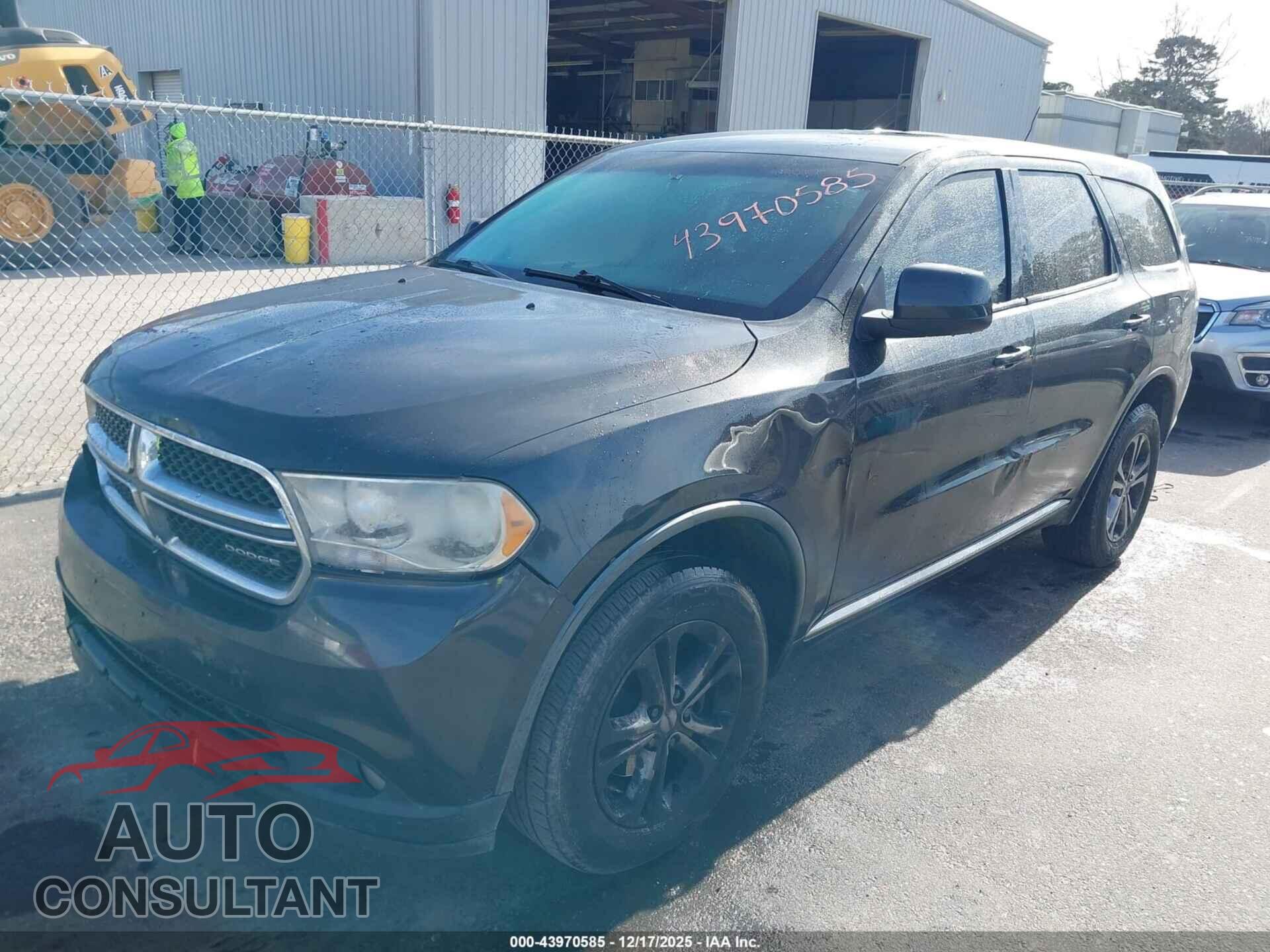 DODGE DURANGO 2011 - 1D4RD2GG3BC653484