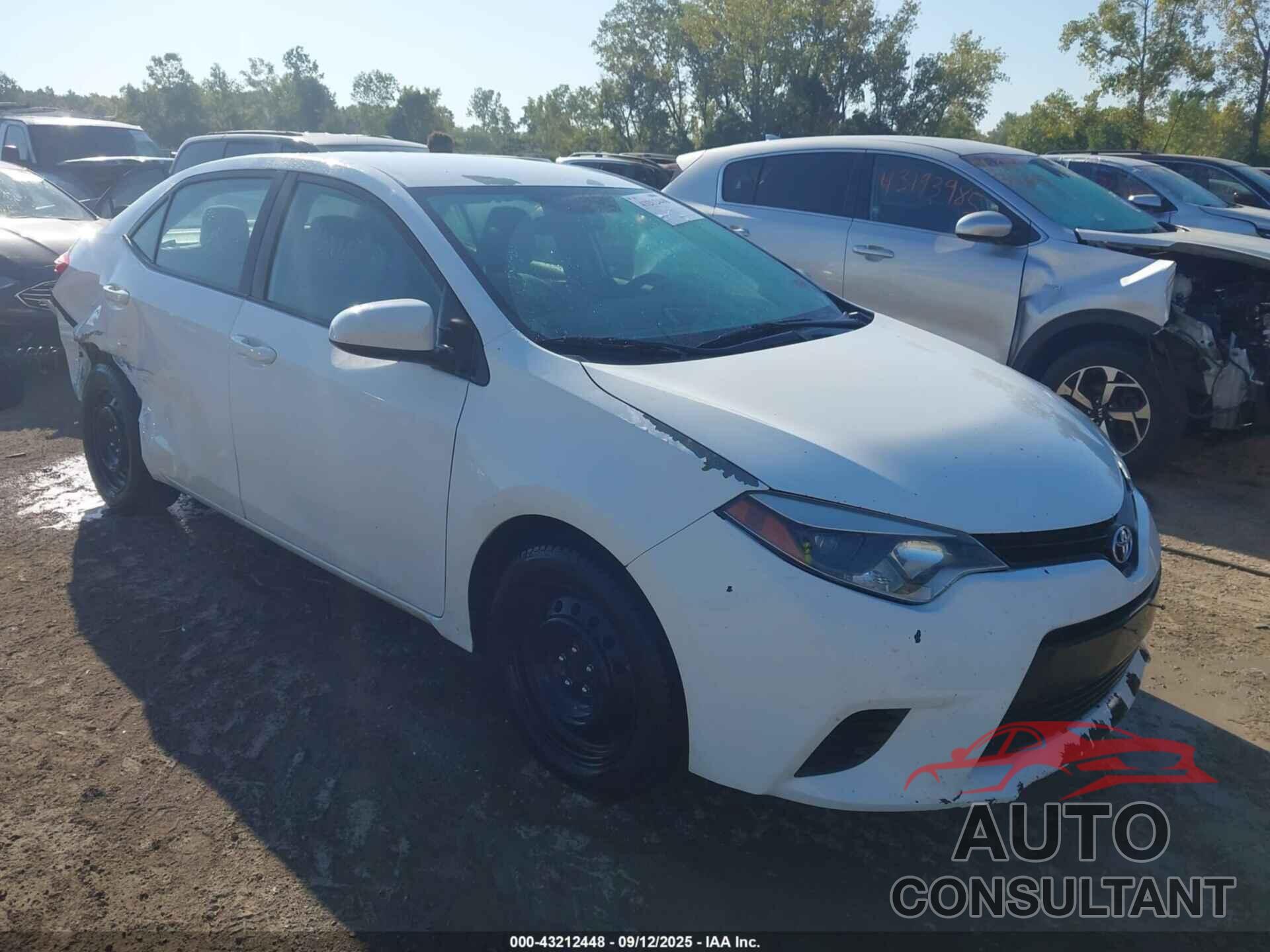 TOYOTA COROLLA 2014 - 5YFBURHE5EP163662