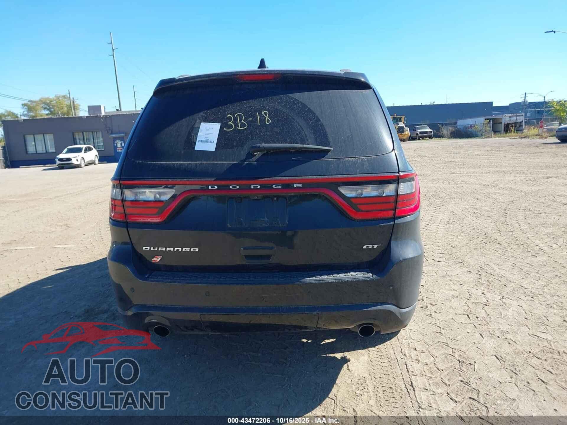 DODGE DURANGO 2018 - 1C4RDJDG1JC443363