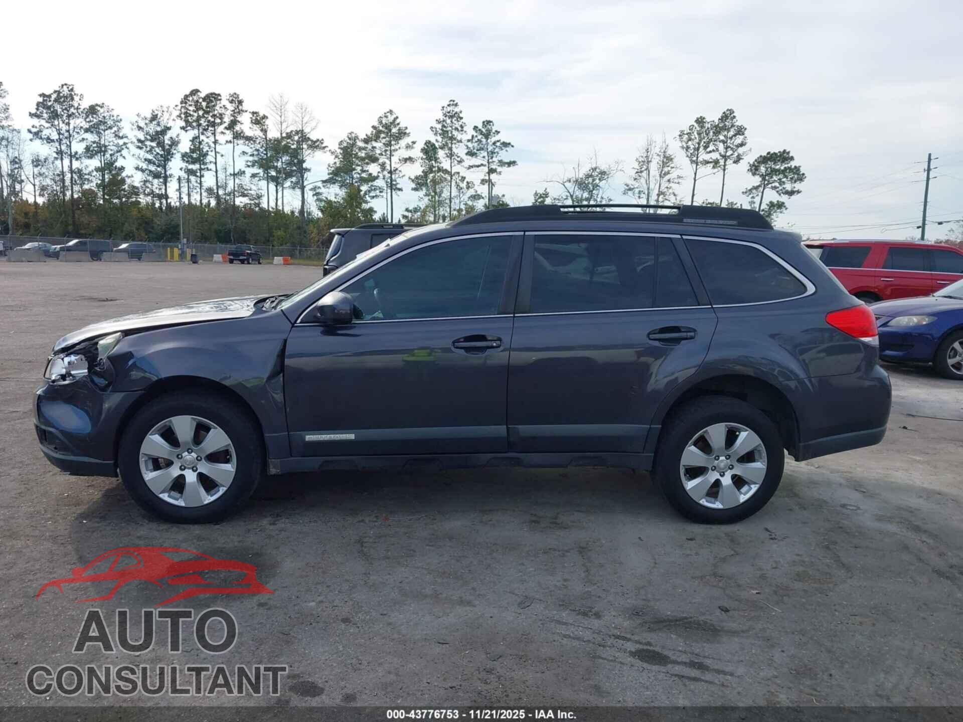 SUBARU OUTBACK 2011 - 4S4BRBCC7B3432047