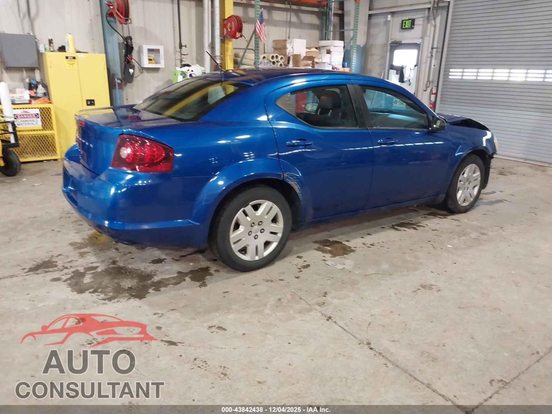 DODGE AVENGER 2013 - 1C3CDZAB7DN753981