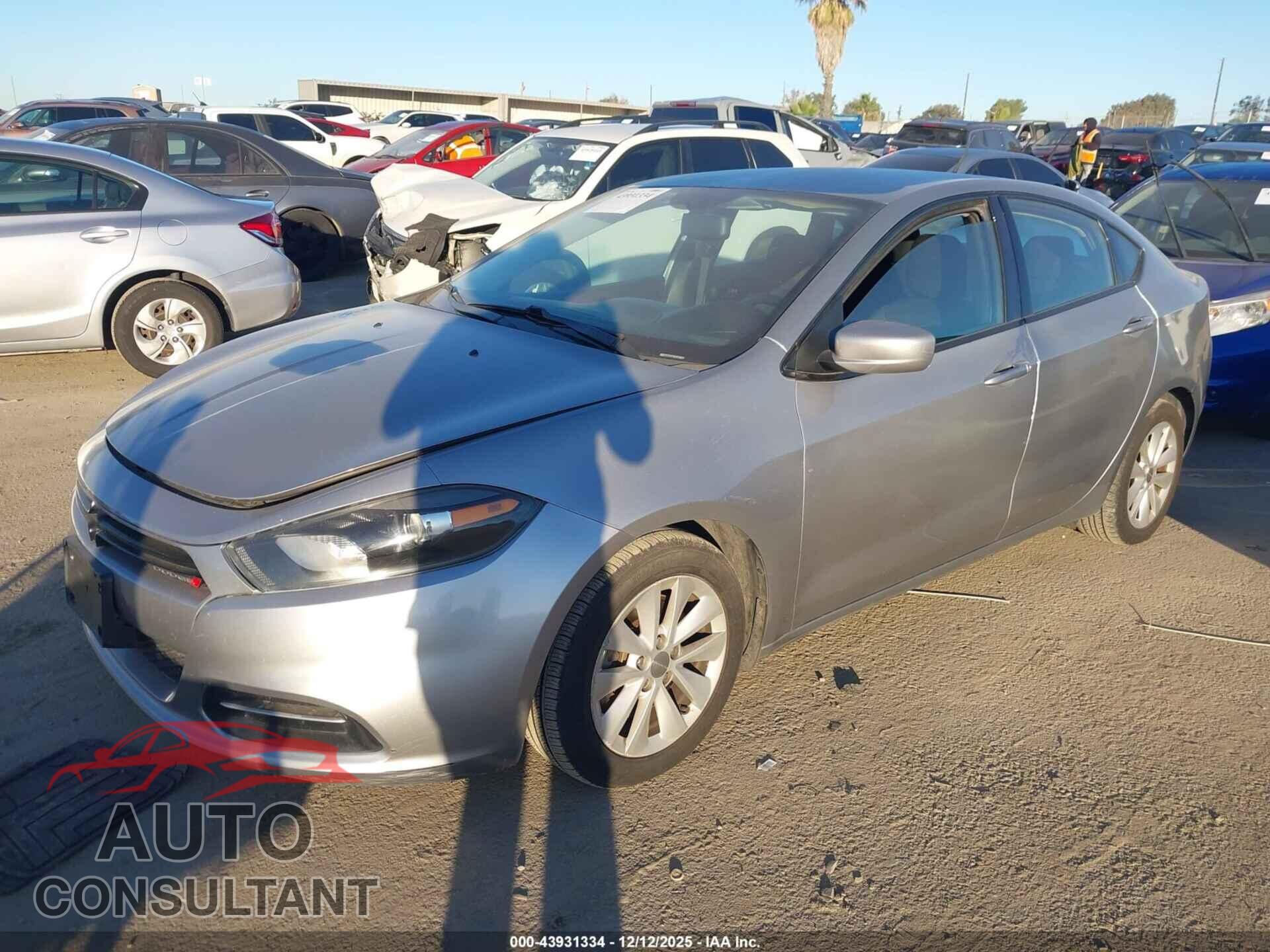 DODGE DART 2014 - 1C3CDFBB7ED917685
