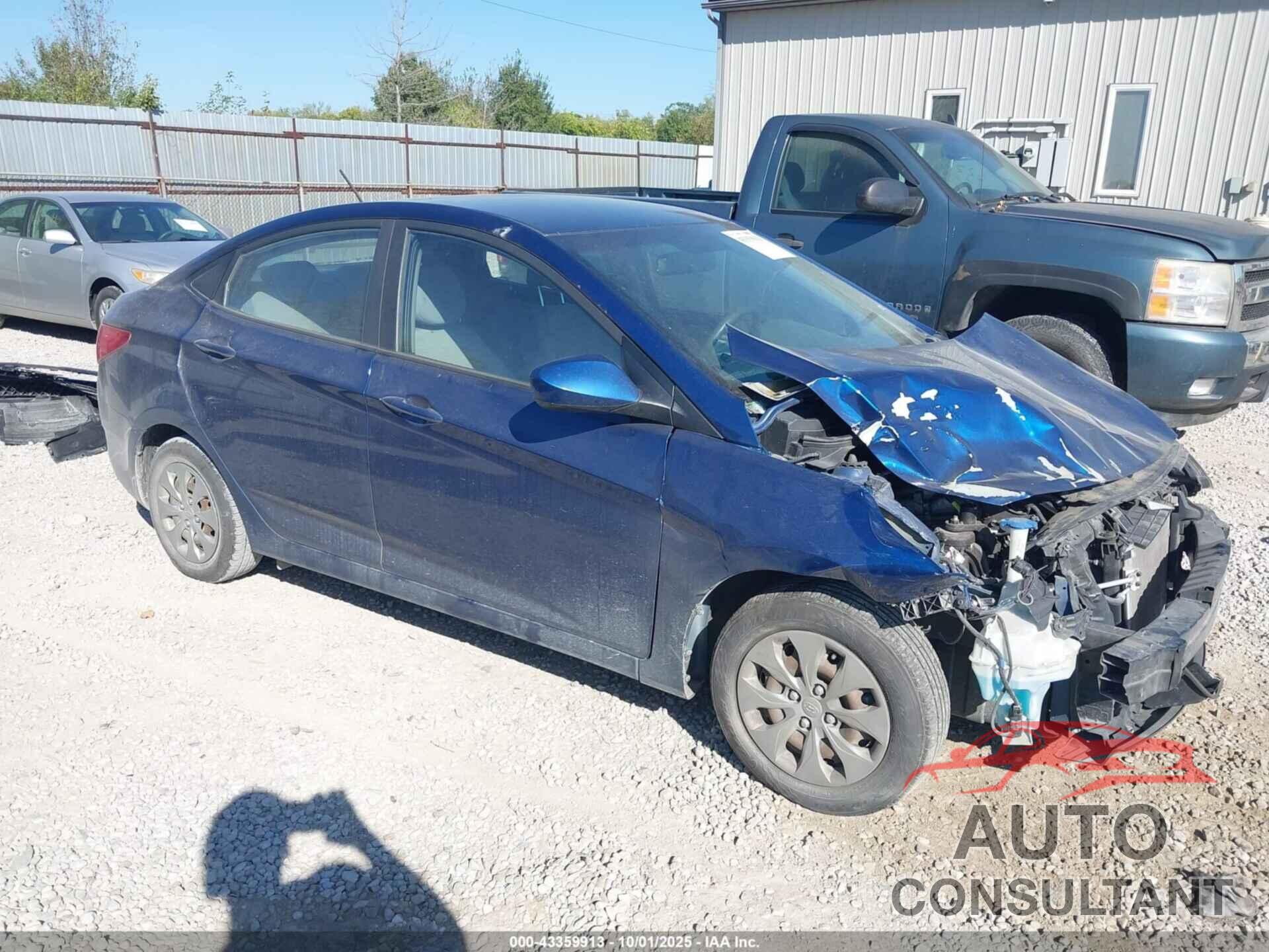 HYUNDAI ACCENT 2017 - KMHCT4AEXHU268169