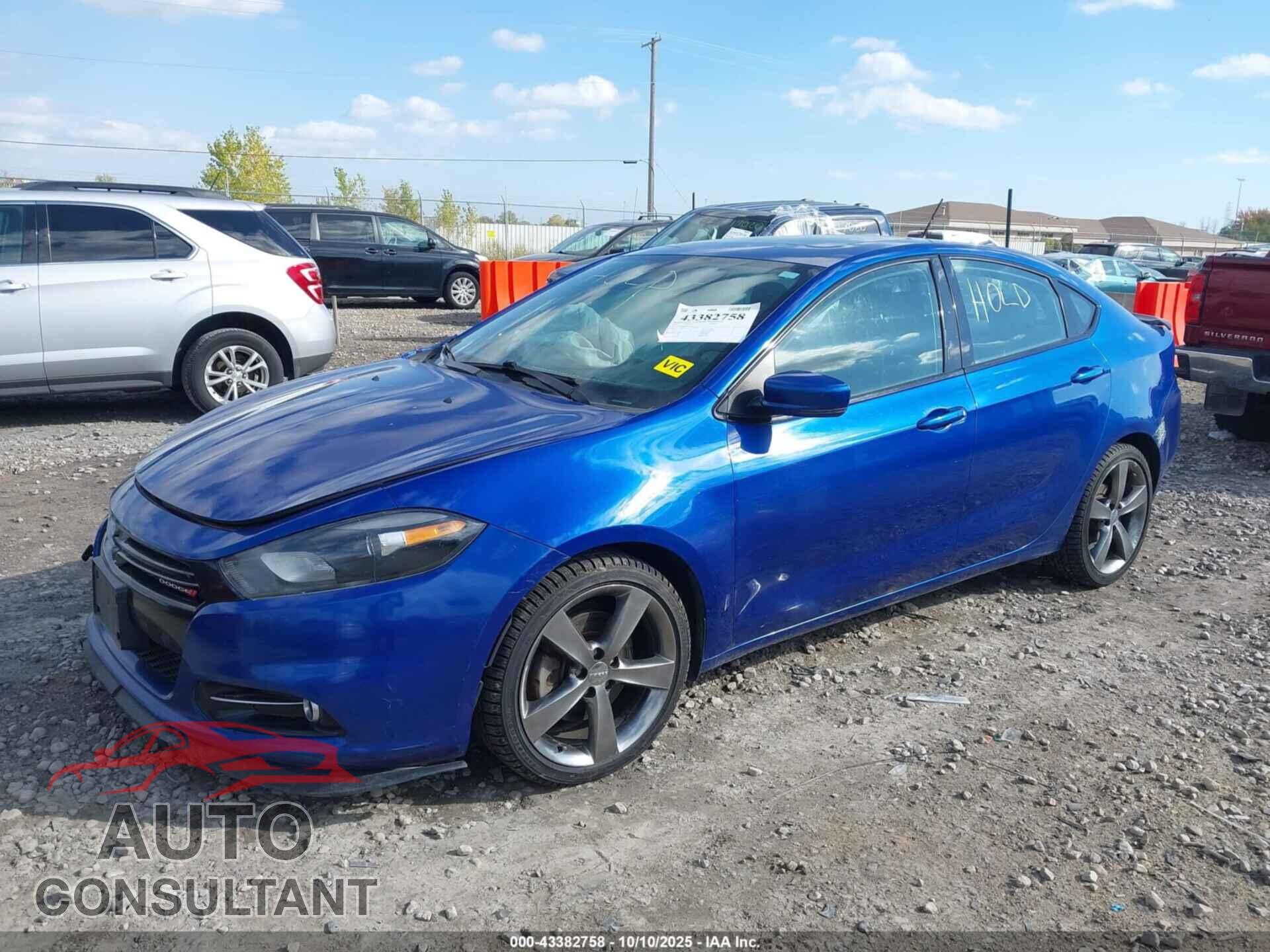 DODGE DART 2014 - 1C3CDFEB9ED815297