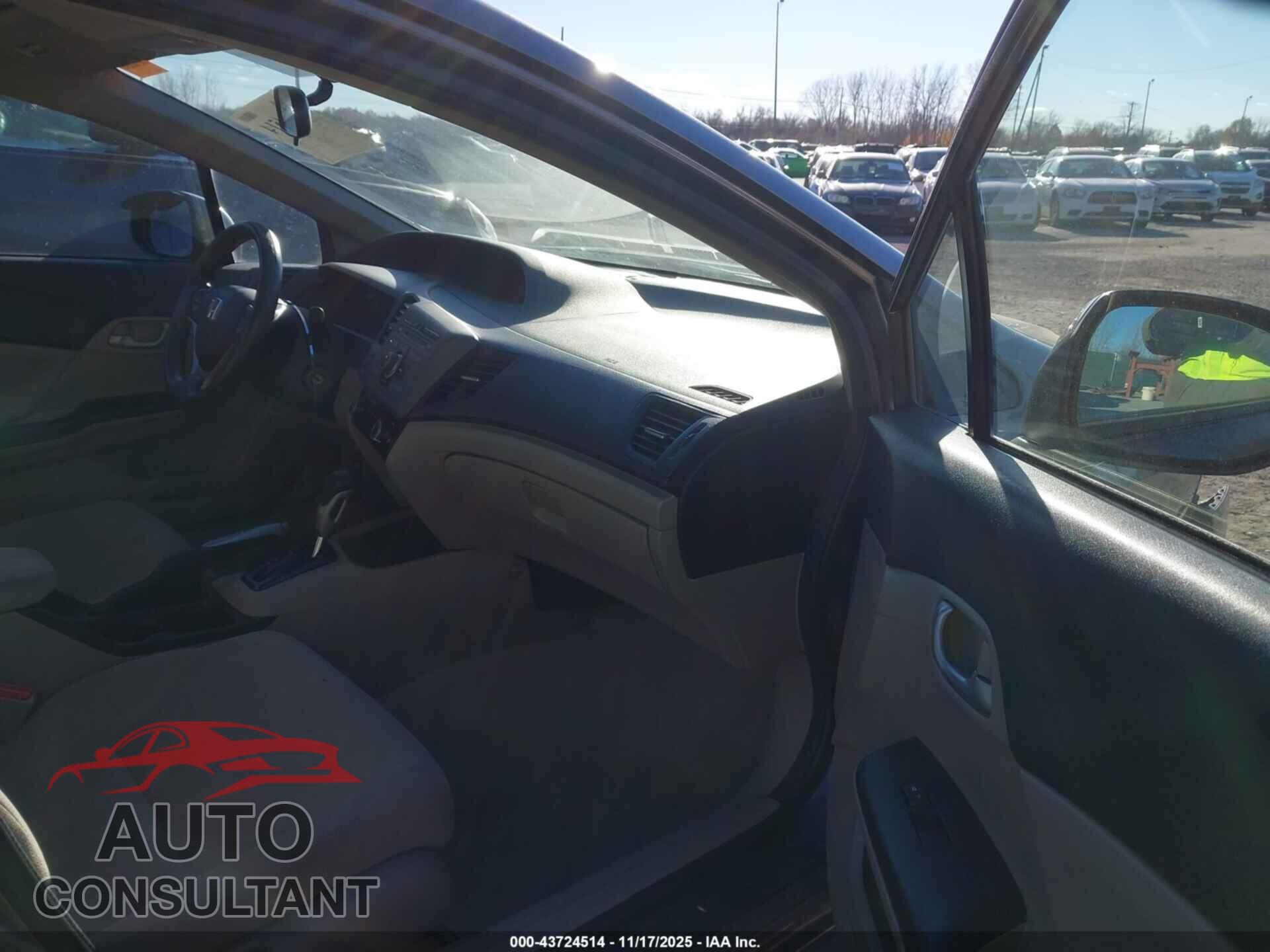 HONDA CIVIC 2012 - 19XFB2F52CE080321