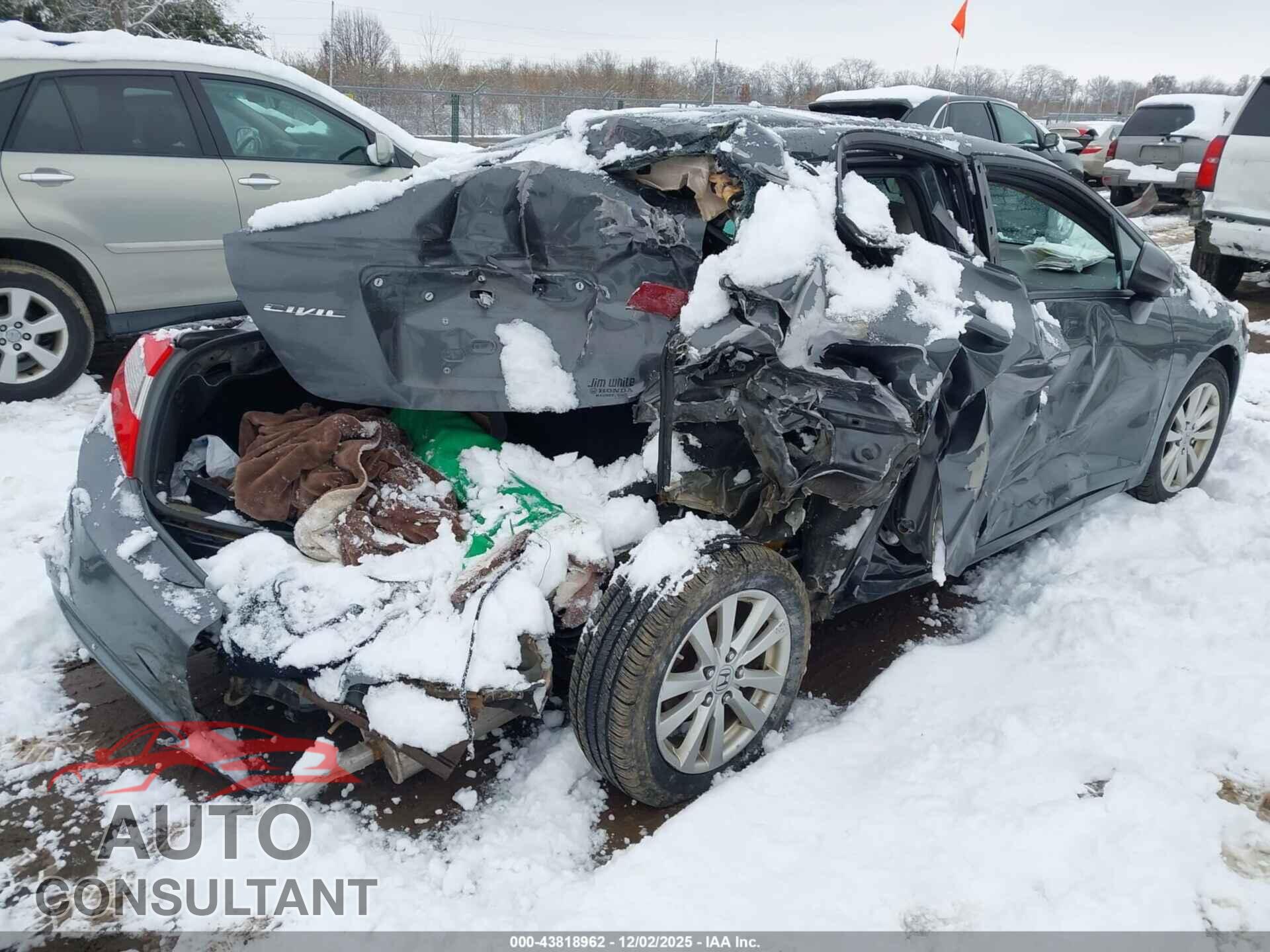 HONDA CIVIC 2012 - 2HGFB2F91CH506539