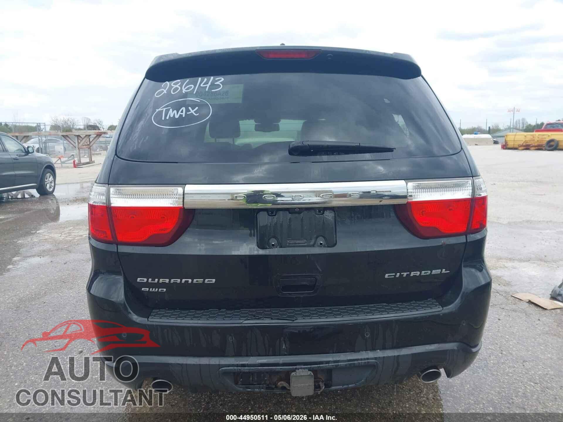 DODGE DURANGO 2012 - 1C4SDJET1CC286143