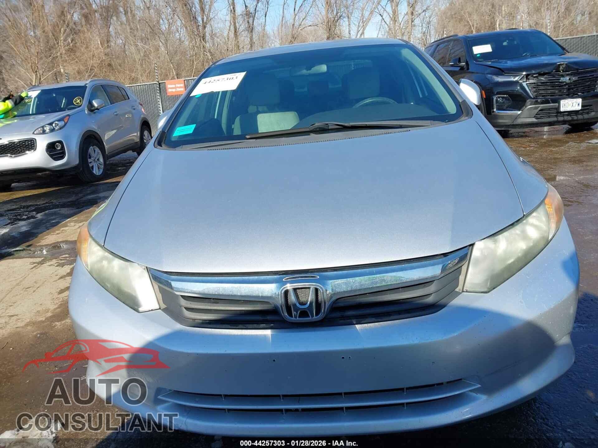 HONDA CIVIC 2012 - 19XFB2F57CE310340