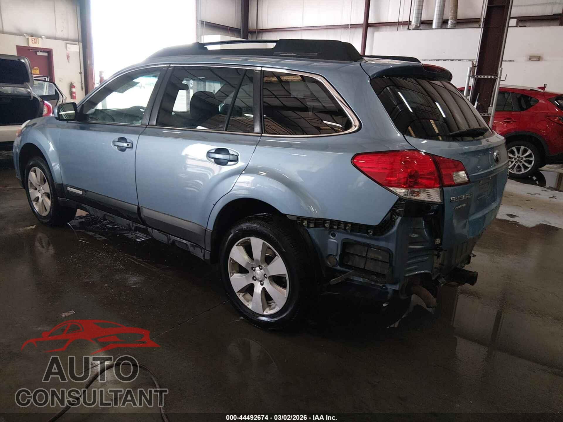 SUBARU OUTBACK 2011 - 4S4BRBBC8B3370482