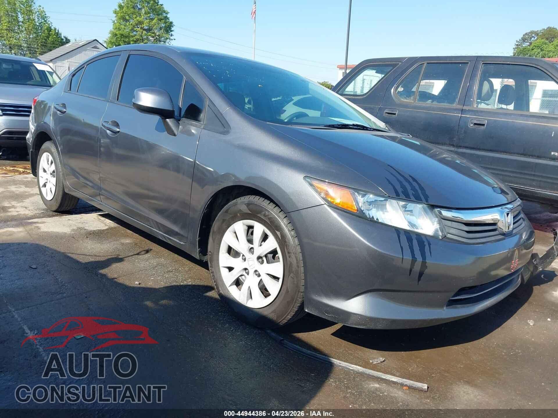HONDA CIVIC 2012 - 19XFB2F50CE325584