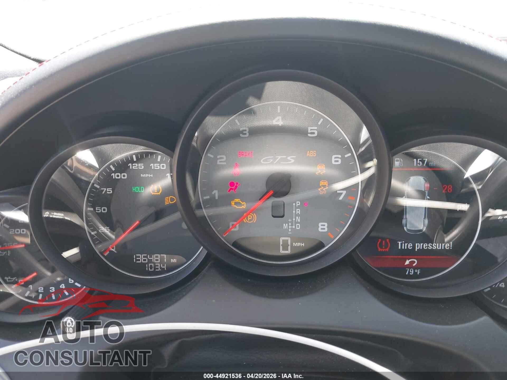 PORSCHE CAYENNE 2013 - WP1AD2A26DLA77219