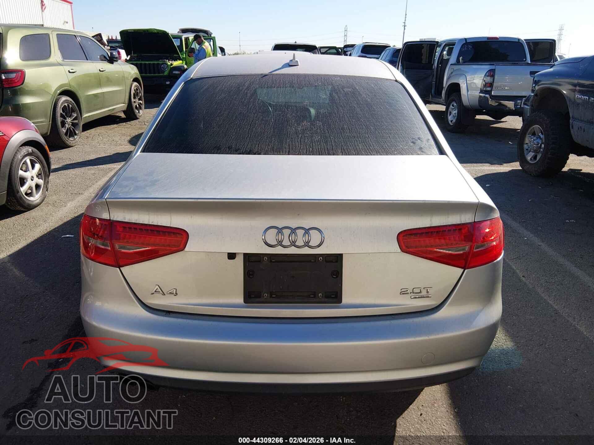 AUDI A4 2013 - WAUBFAFL2DN003969