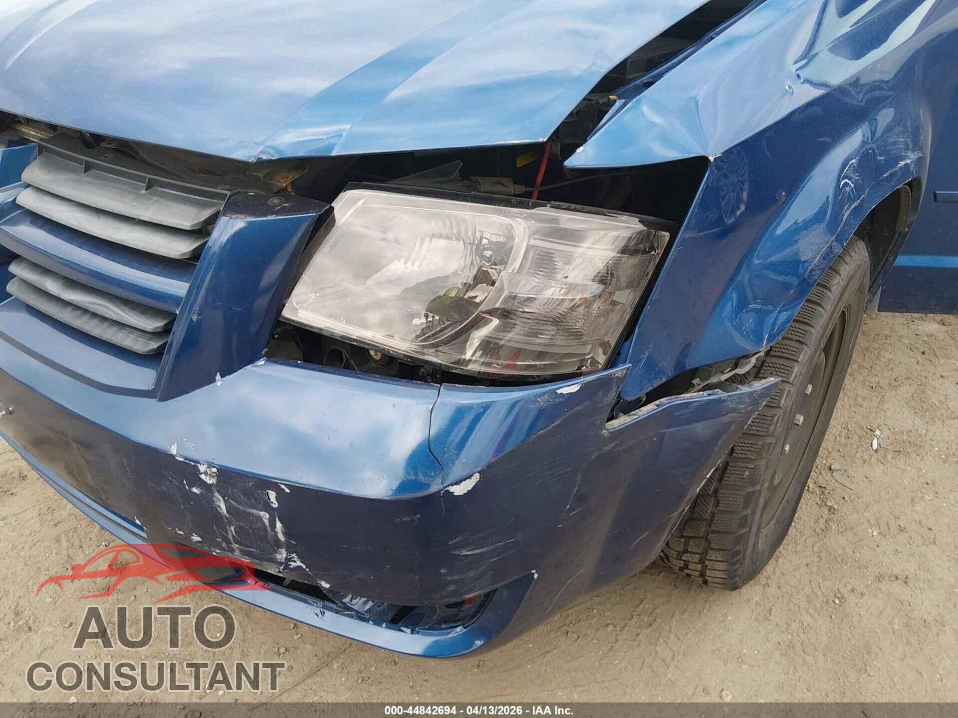 DODGE GRAND CARAVAN 2010 - 2D4RN4DE6AR377853