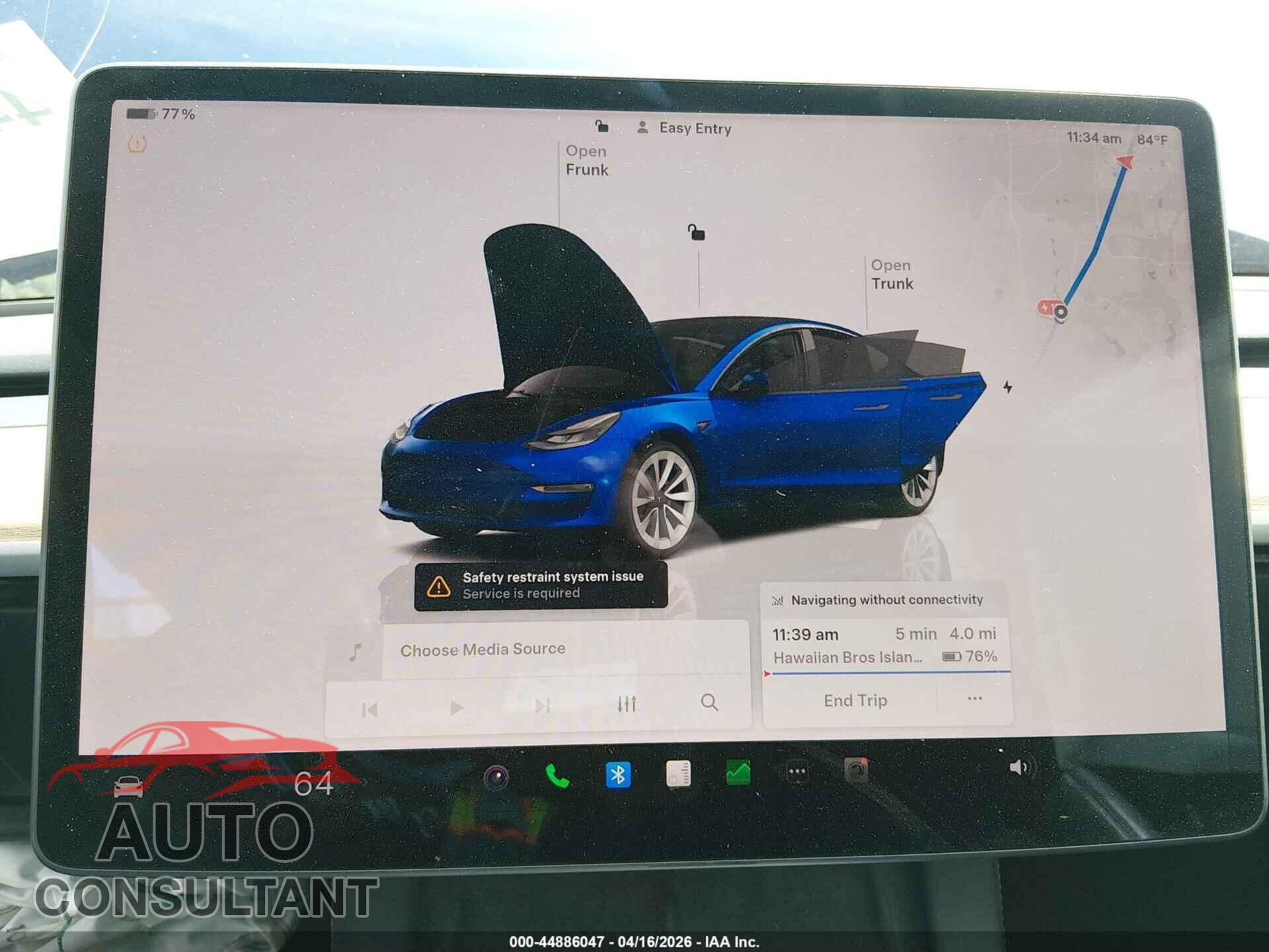 TESLA MODEL 3 2022 - 5YJ3E1EA7NF191494
