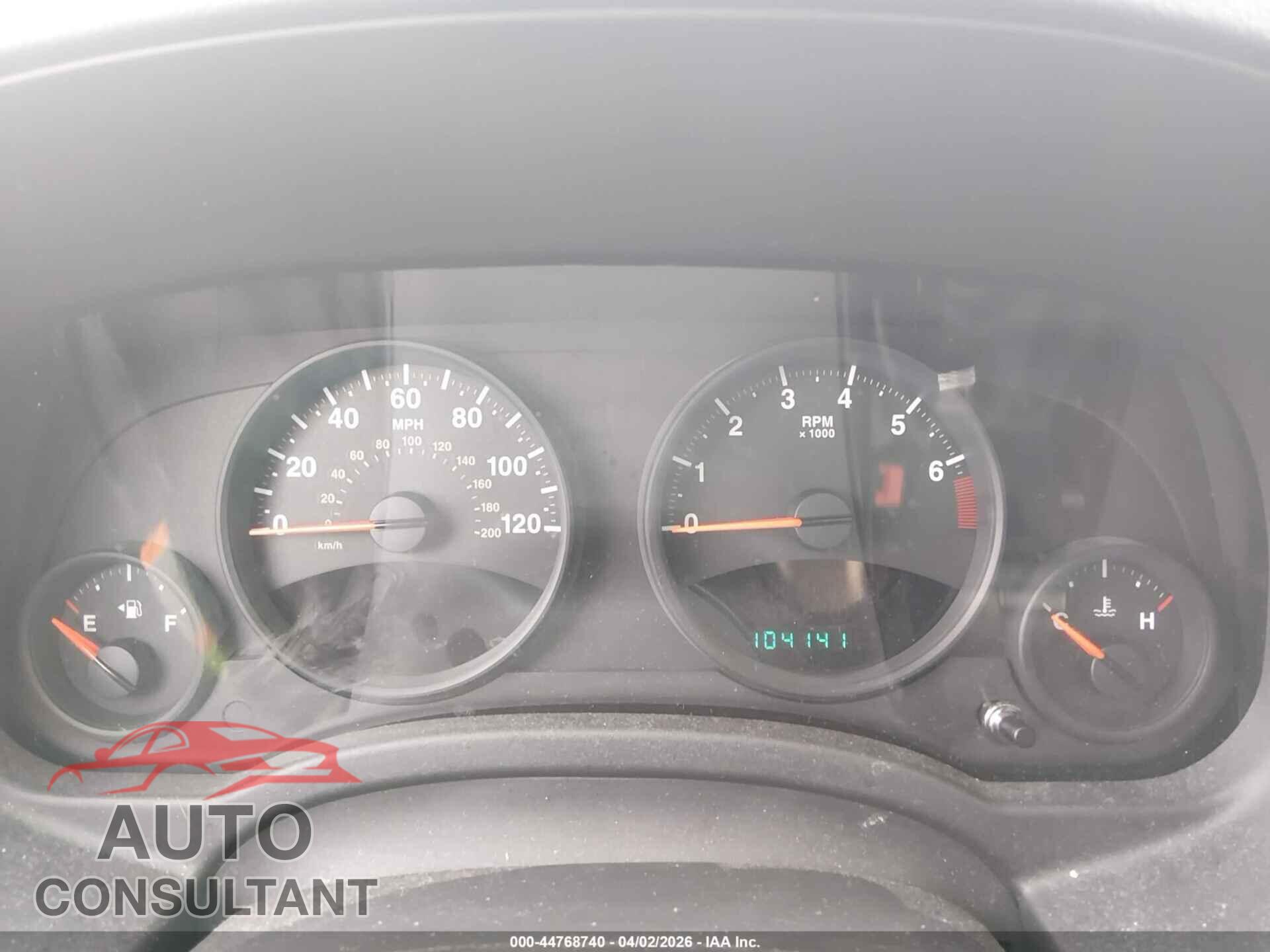 JEEP COMPASS 2011 - 1J4NF1FB8BD164444