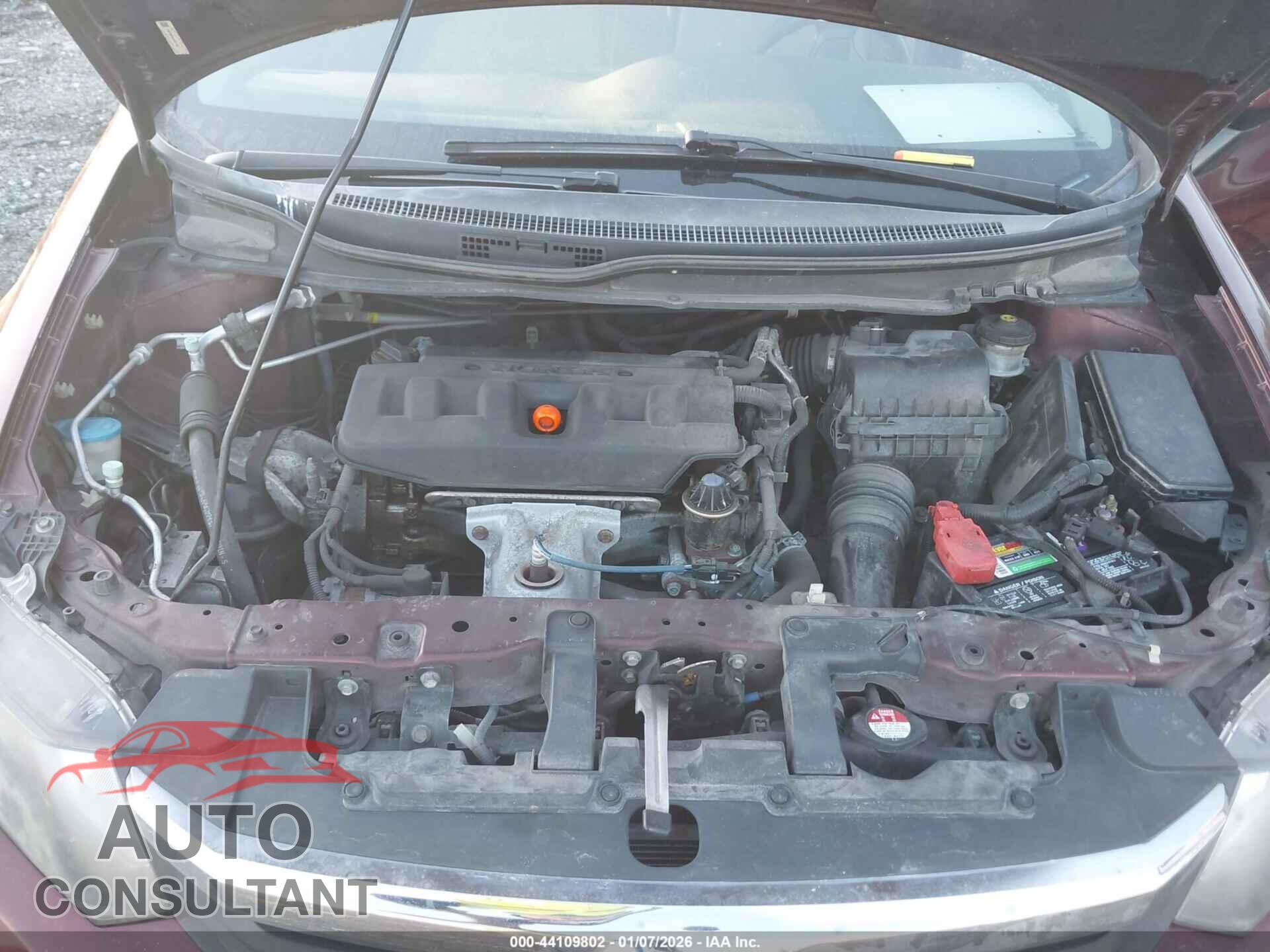 HONDA CIVIC 2012 - 19XFB2F54CE071927