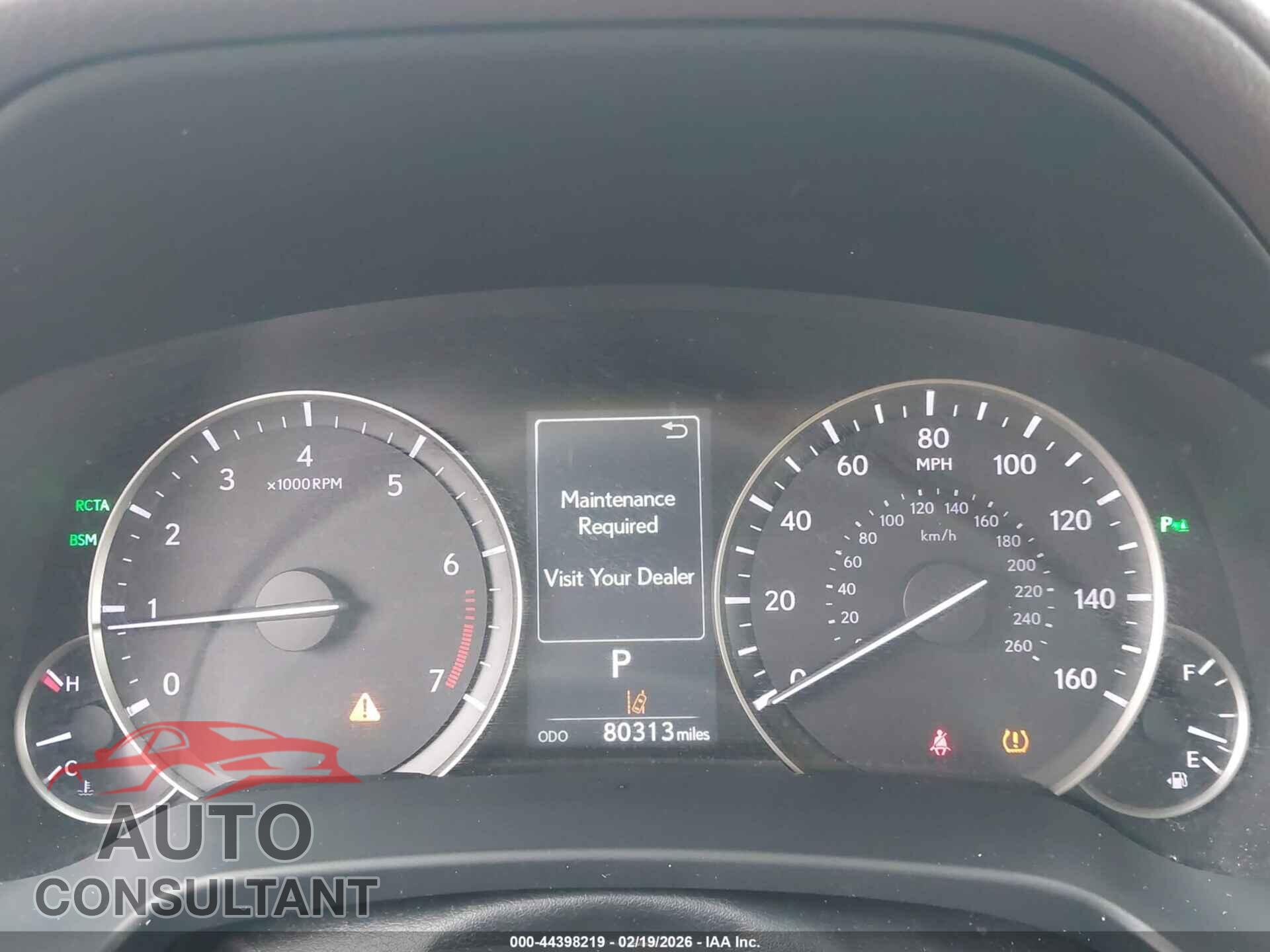 LEXUS RX 350 2019 - 2T2BZMCA1KC206989