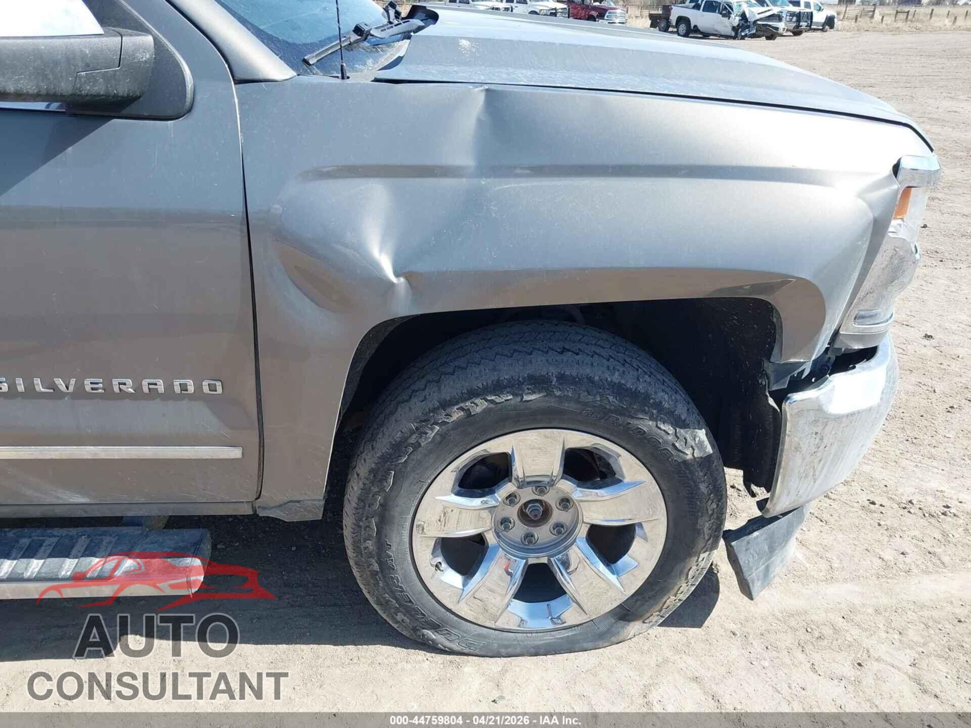 CHEVROLET SILVERADO 1500 2017 - 3GCUKSEC9HG350163