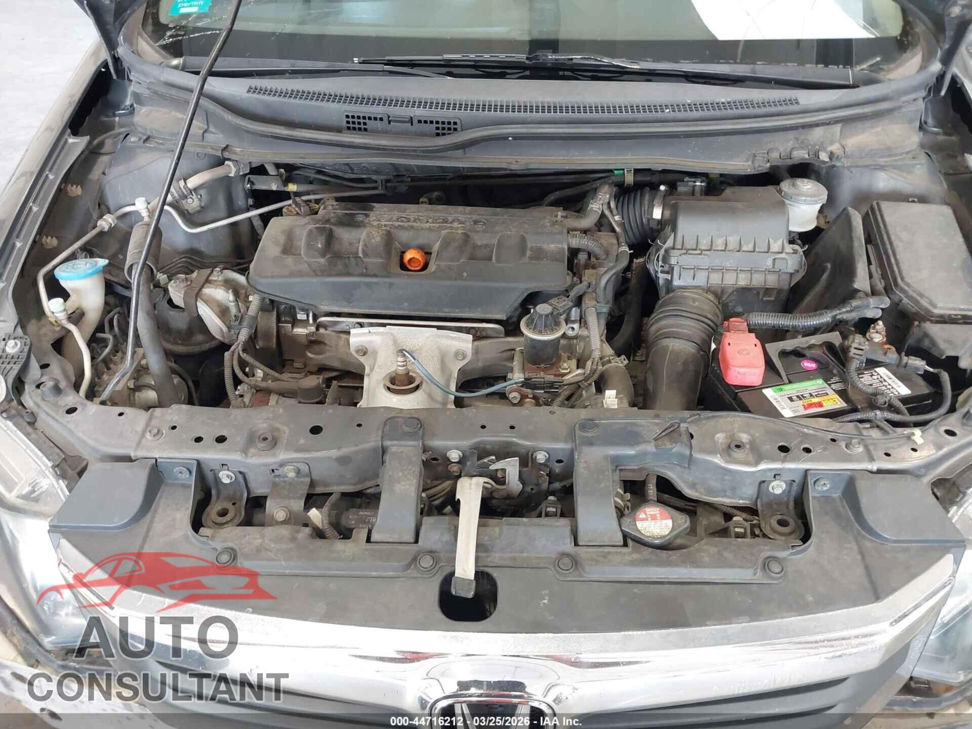 HONDA CIVIC 2012 - 2HGFB2F53CH611533