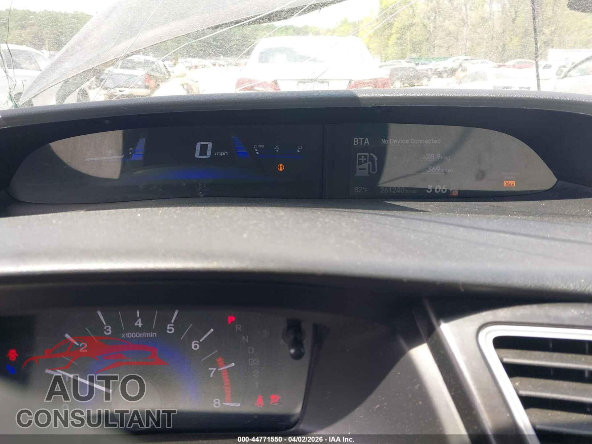 HONDA CIVIC 2013 - 2HGFB2F57DH577906
