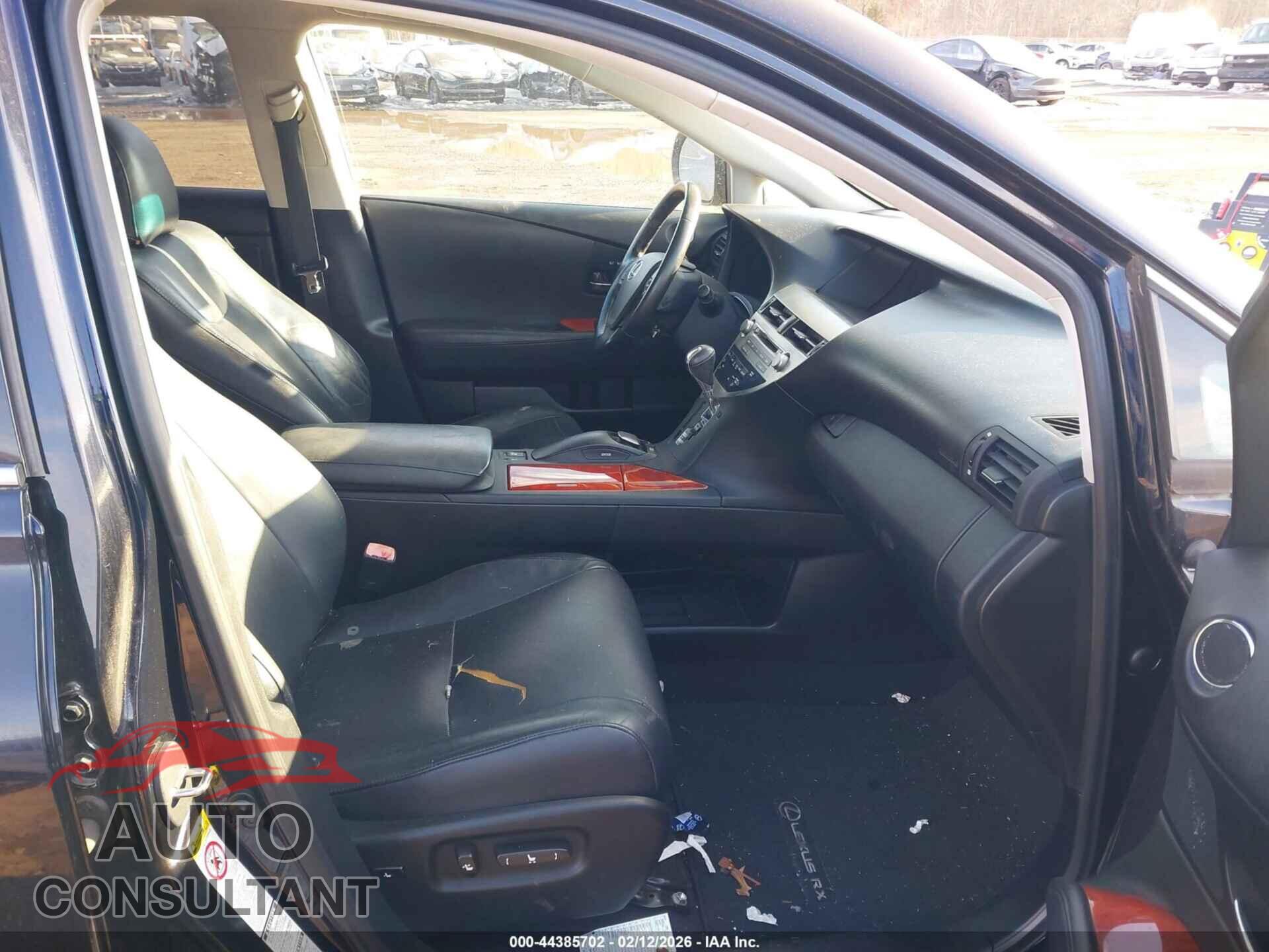 LEXUS RX 350 2010 - 2T2BK1BA4AC005204