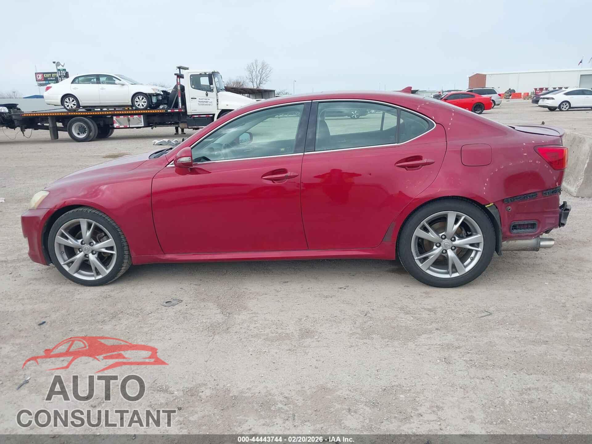 LEXUS IS 250 2010 - JTHBF5C27A5111570